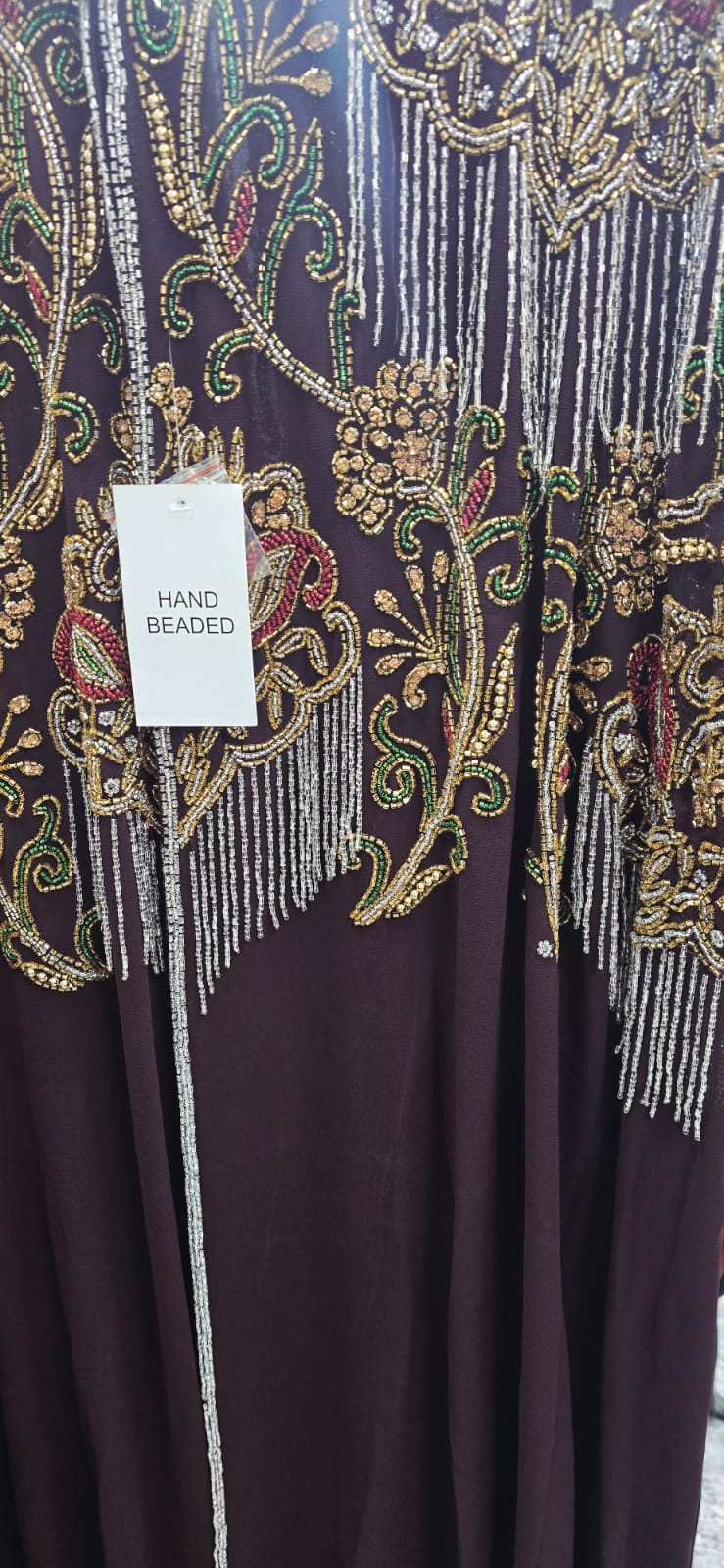 Nadia Chiffon Embellished Cape