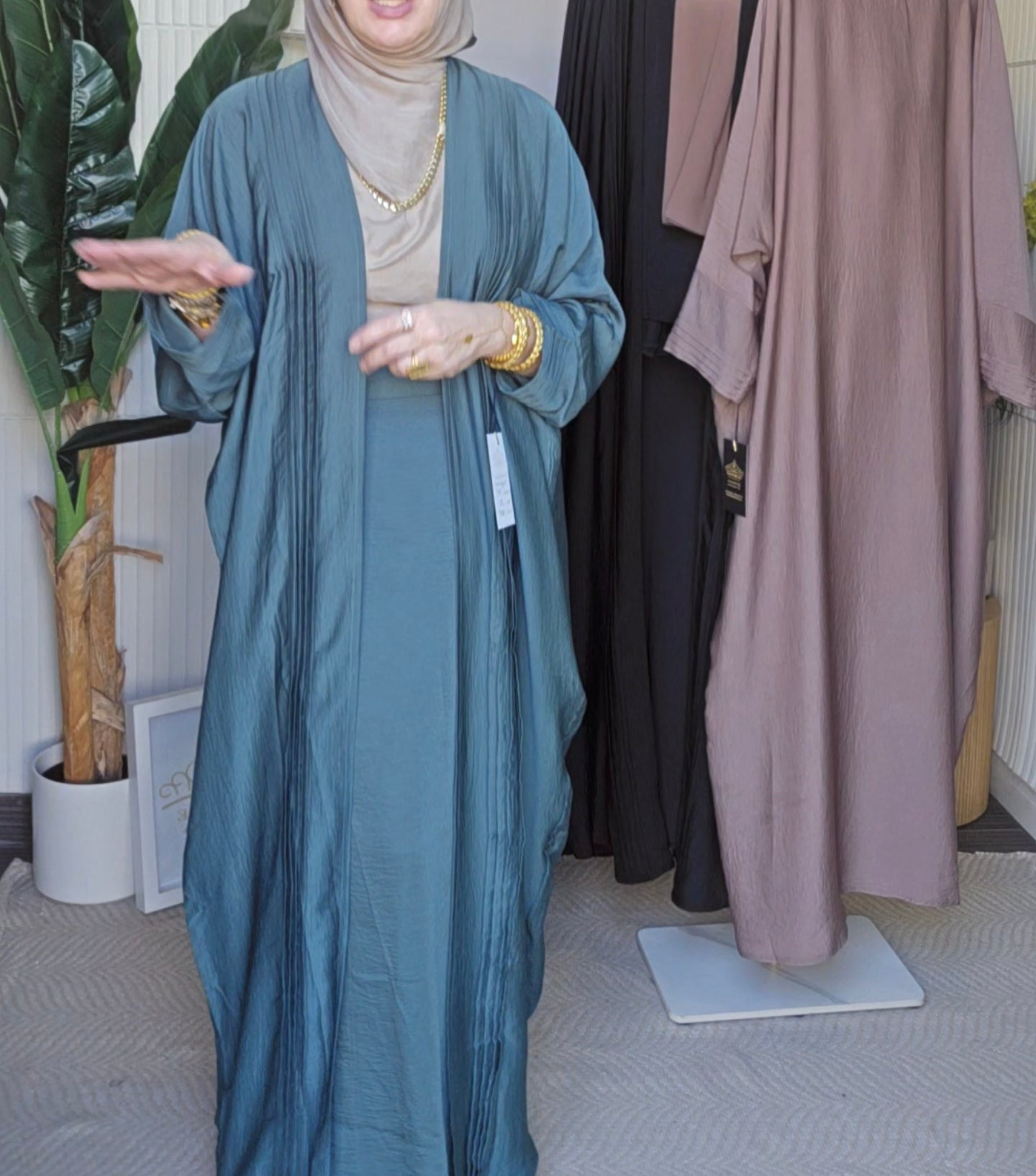 JAYDA SATEEN 3PC SKIRT SET