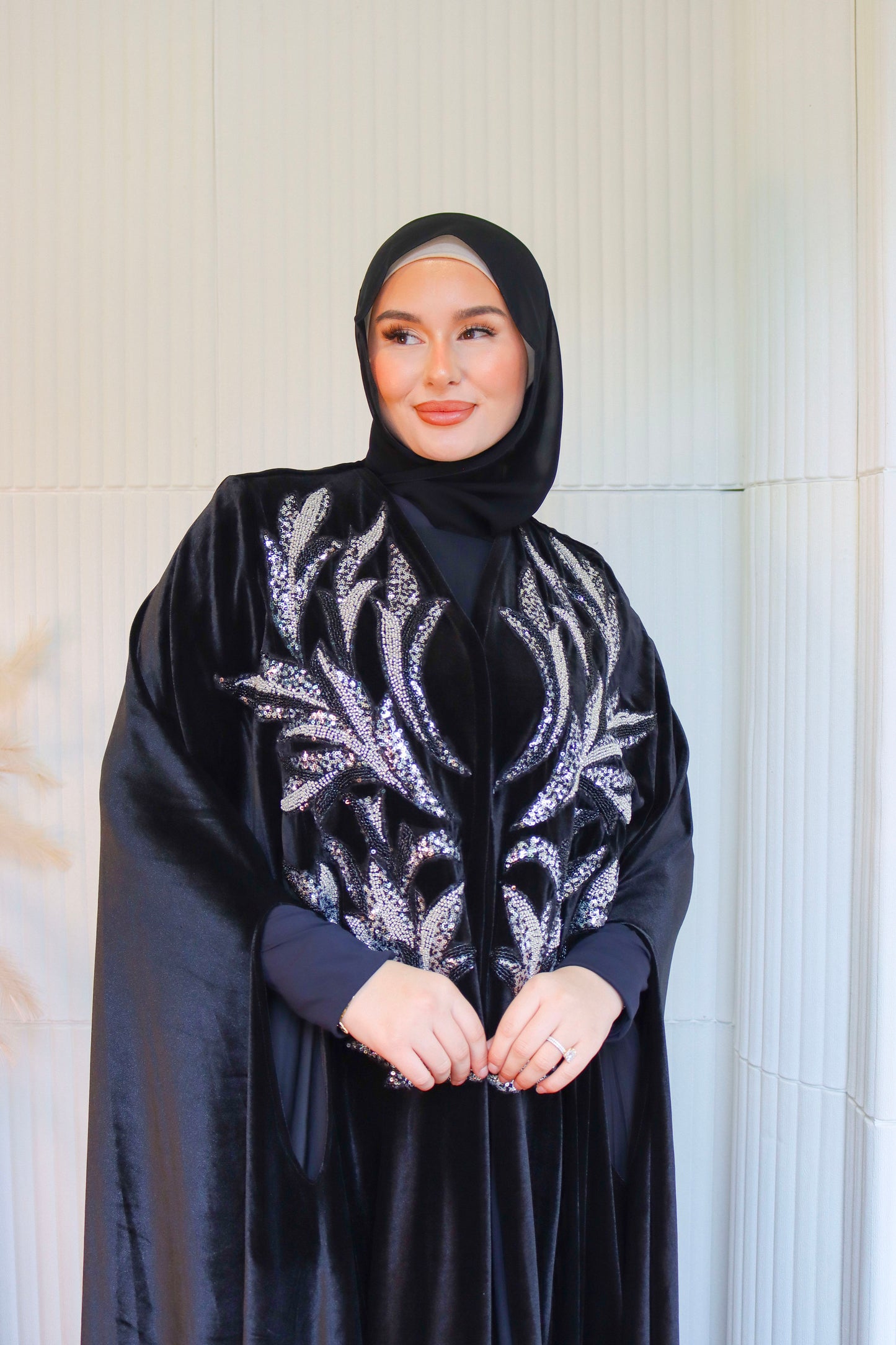 Amira Velvet Cape