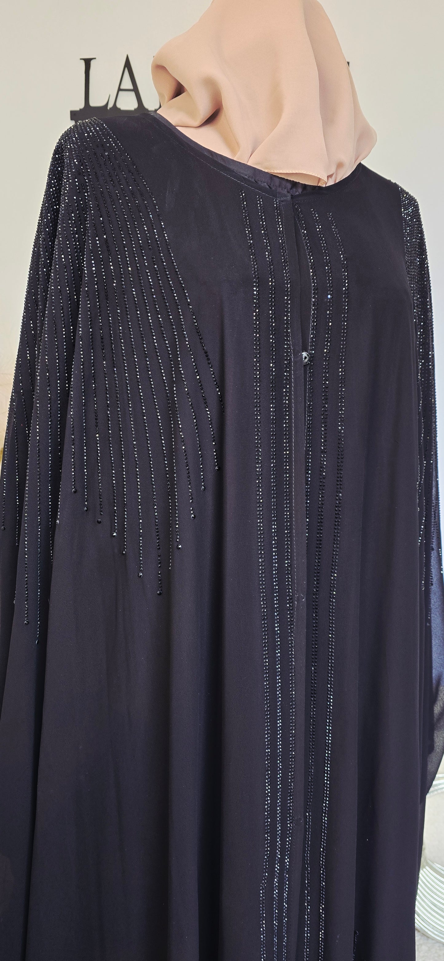 Fan Chiffon Cape - 2 pc