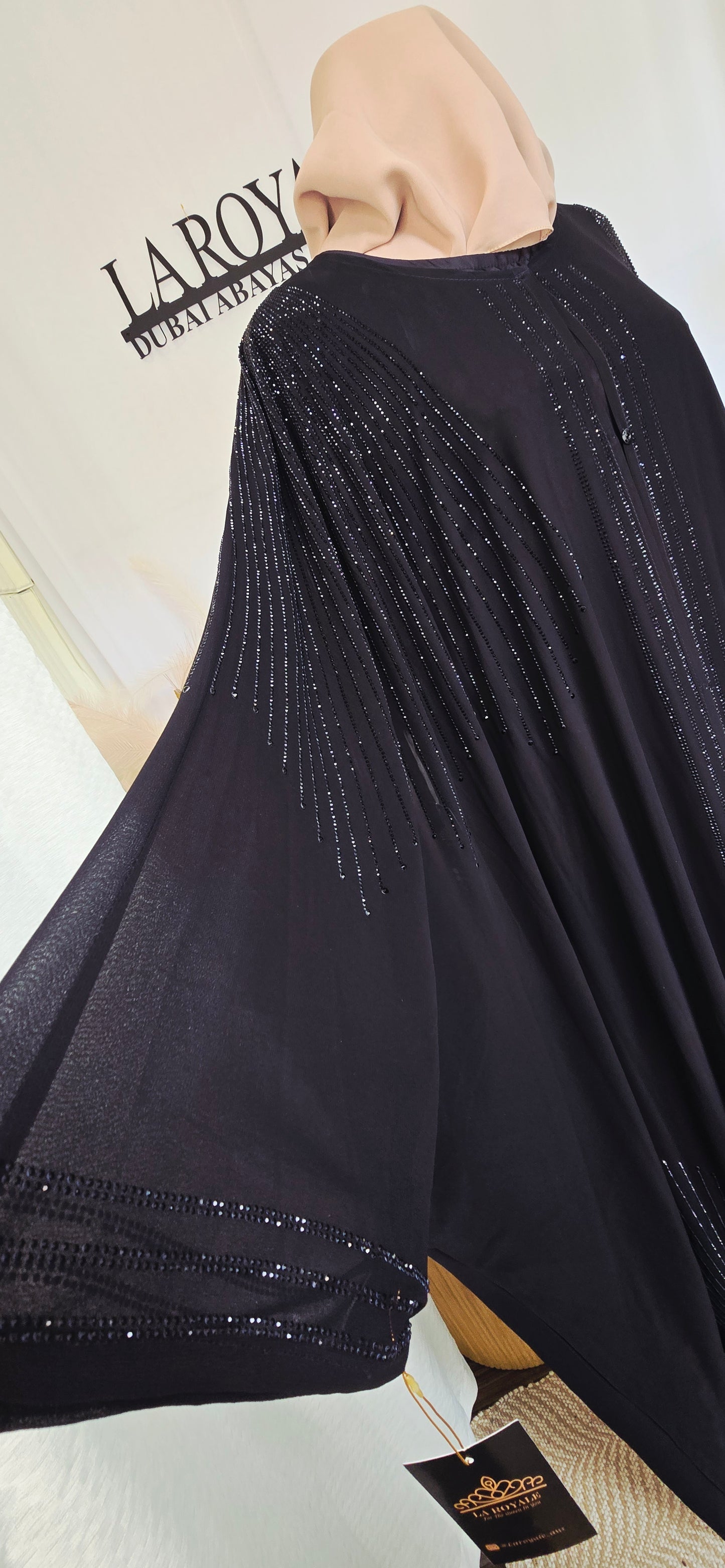 Fan Chiffon Cape - 2 pc