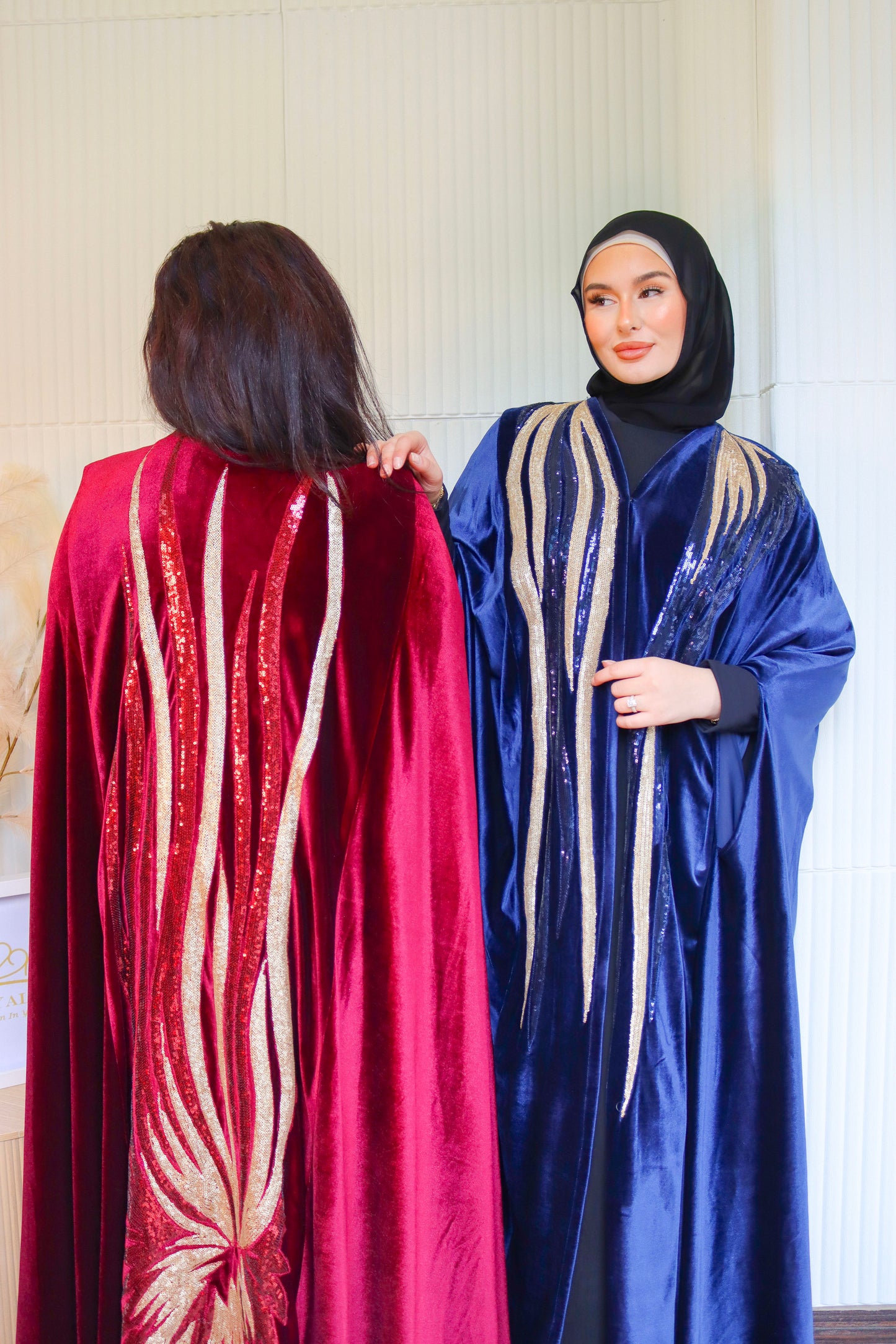 Amira Velvet Cape