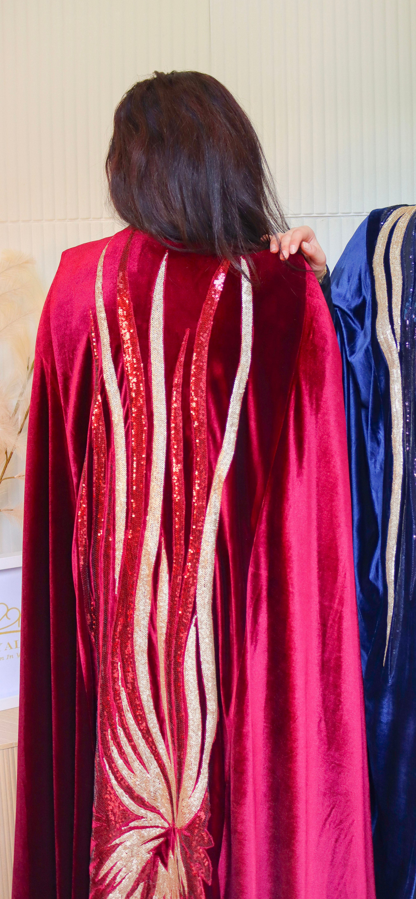 Amira Velvet Cape