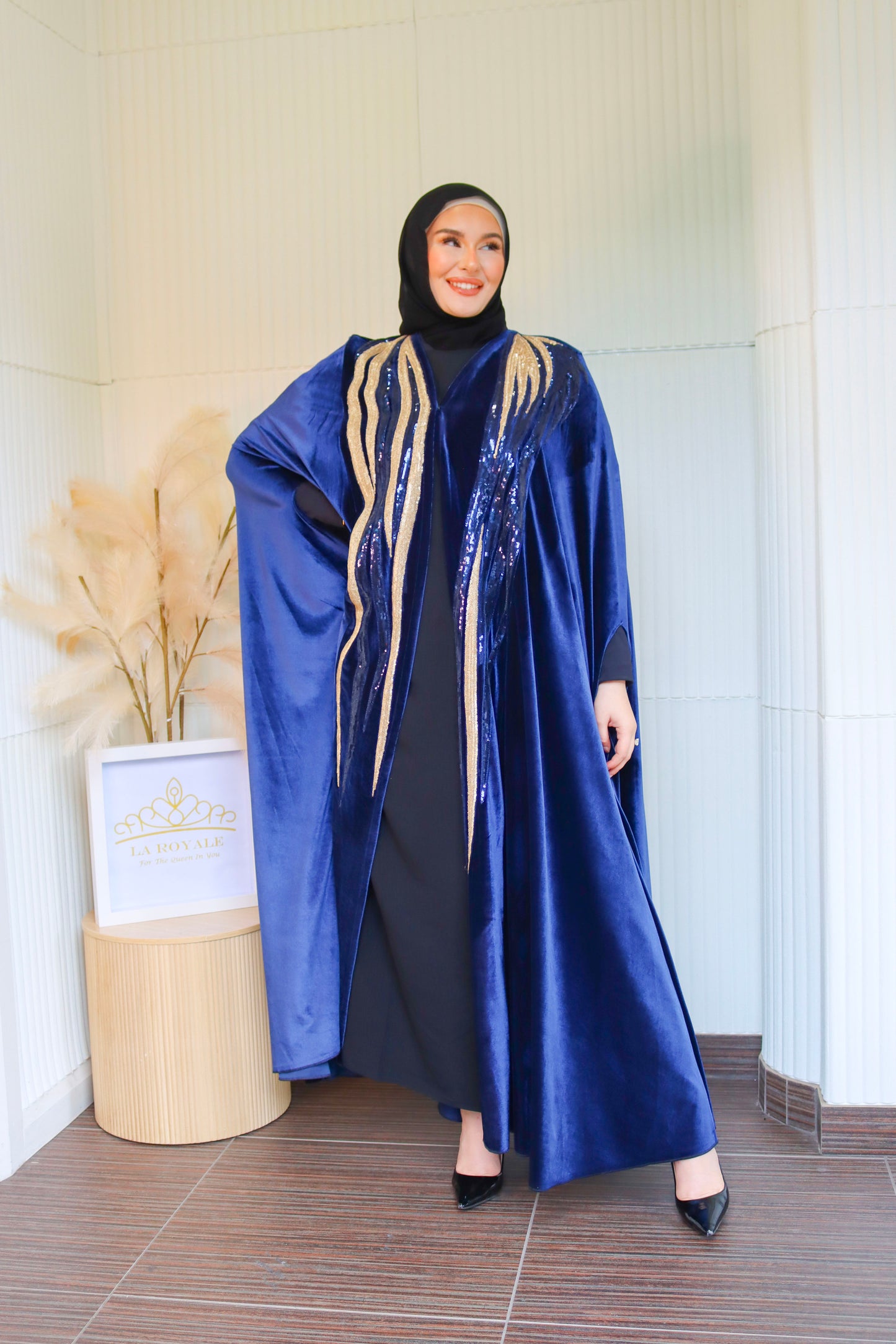Amira Velvet Cape