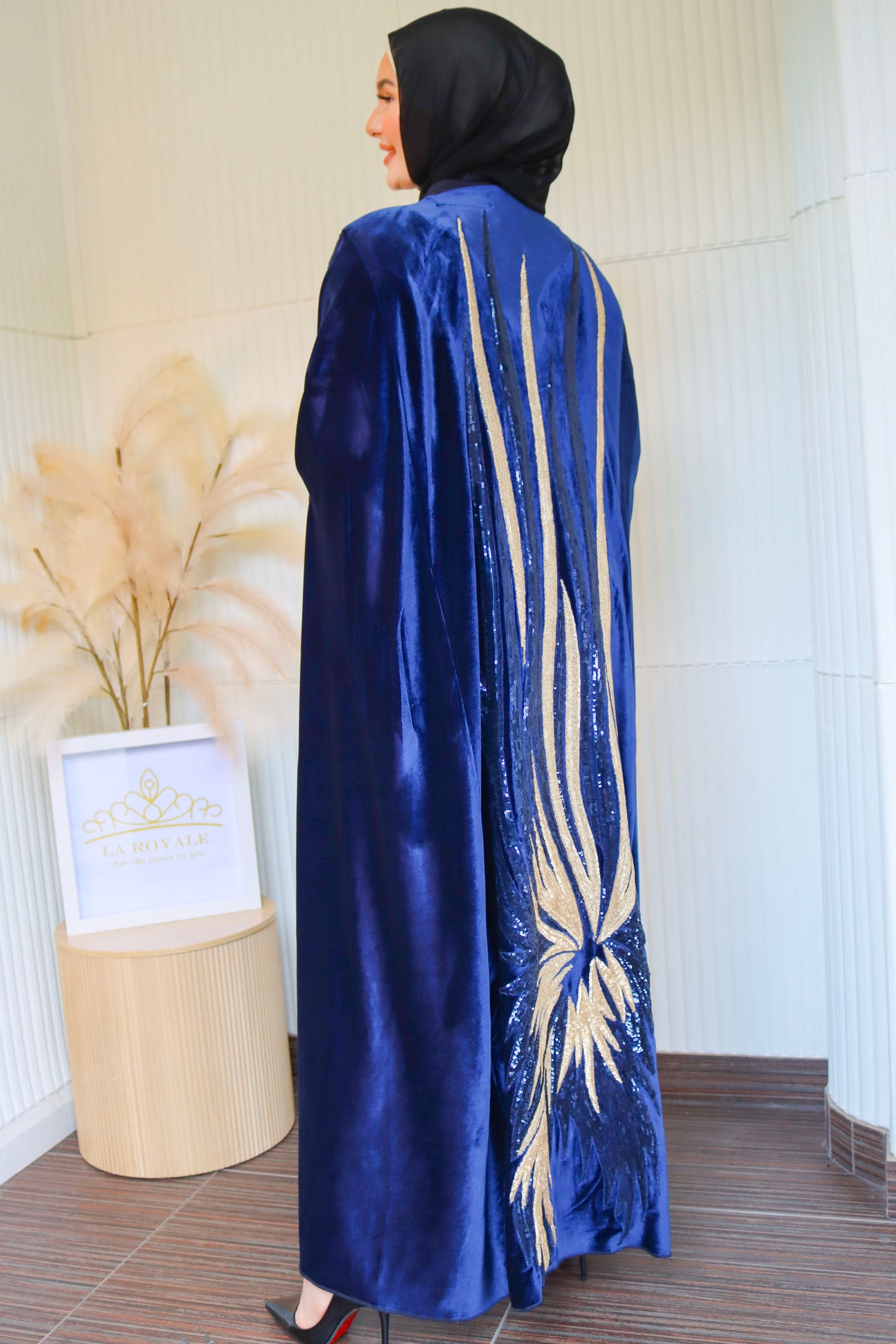 Amira Velvet Cape