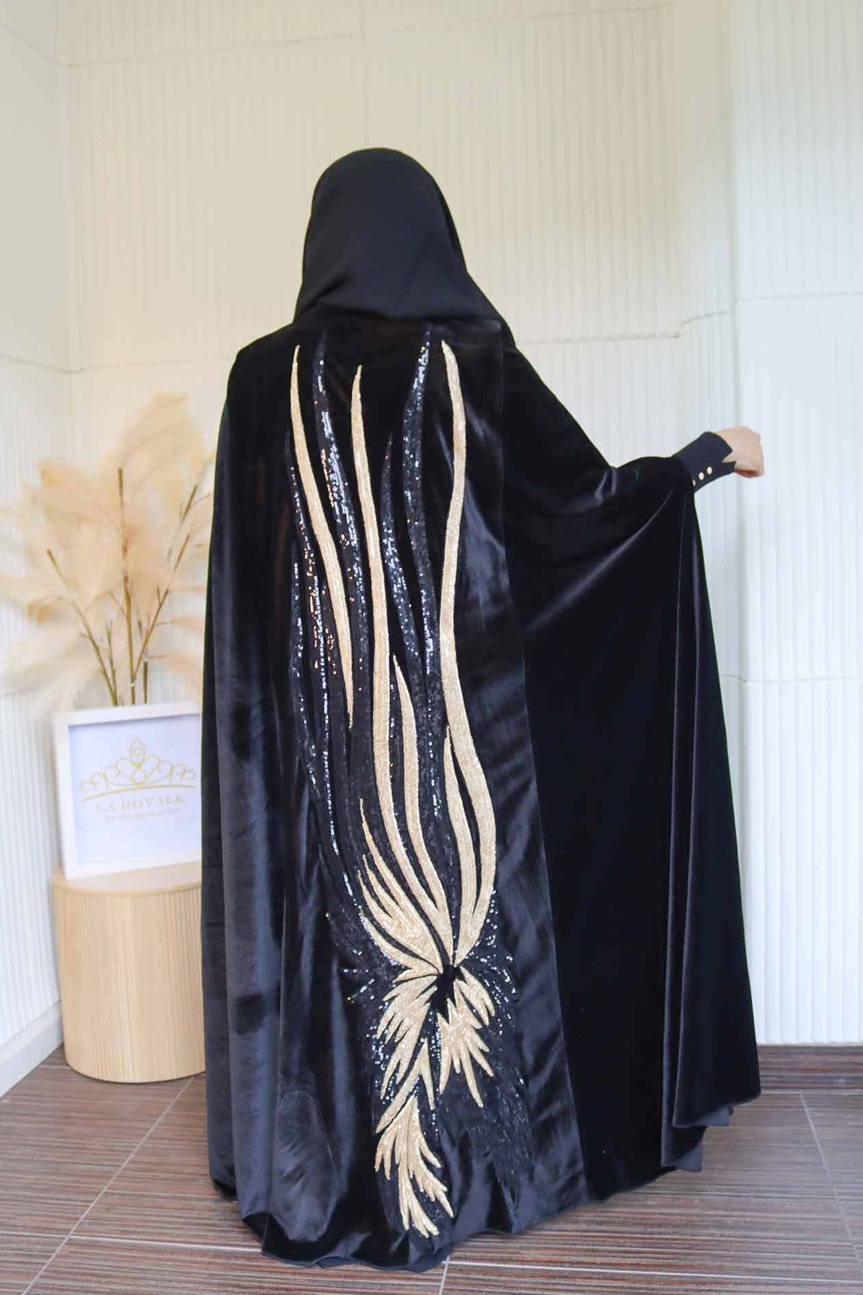 Amira Velvet Cape