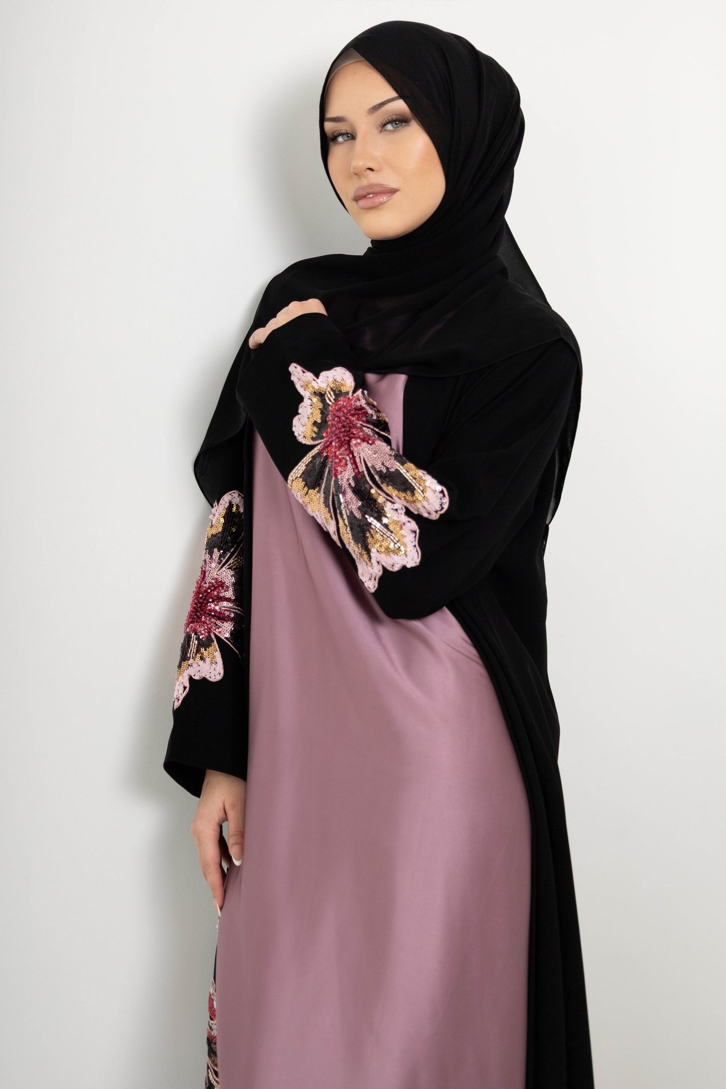 Bloom Abaya – 3-Piece Set