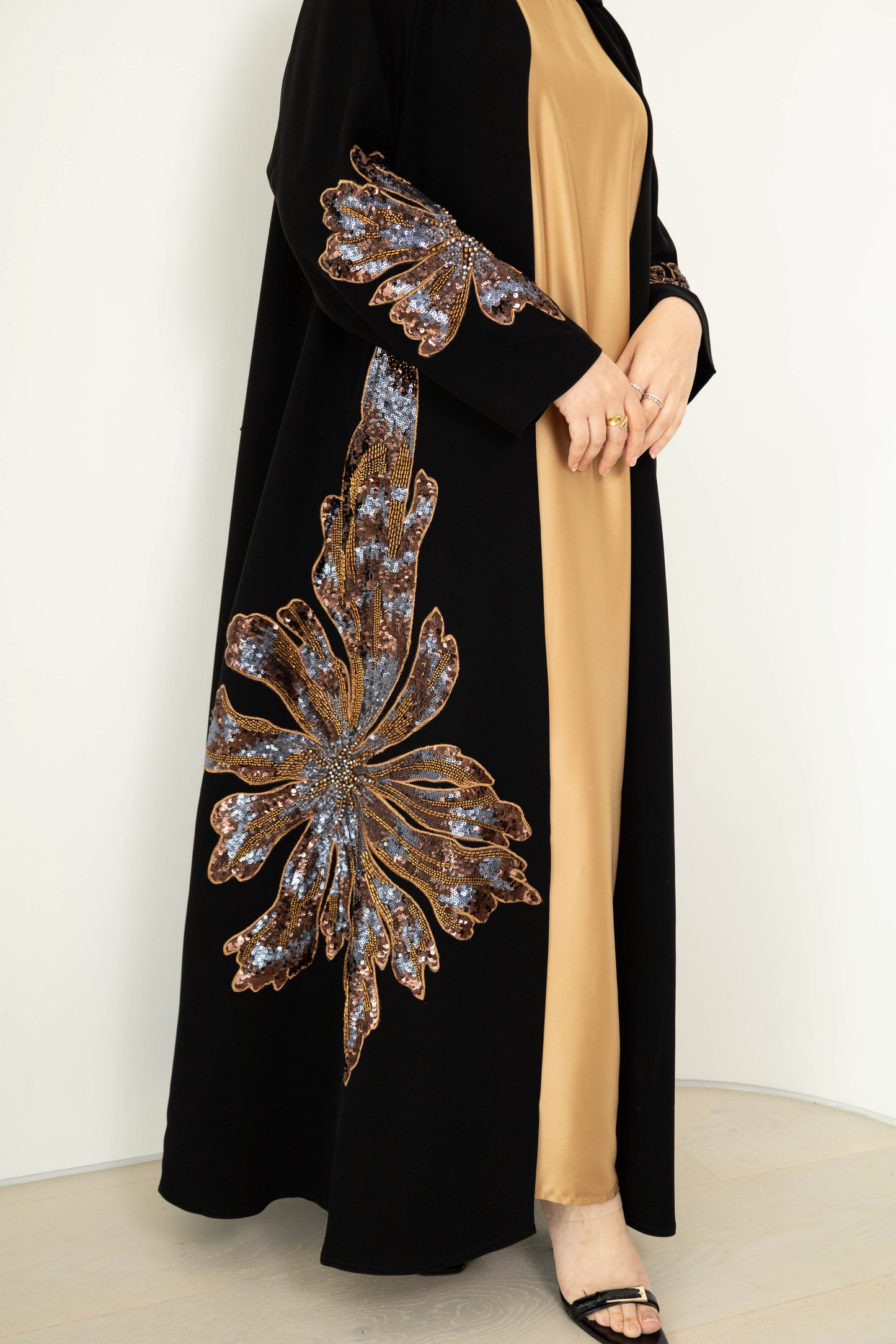 Bloom Abaya – 3-Piece Set