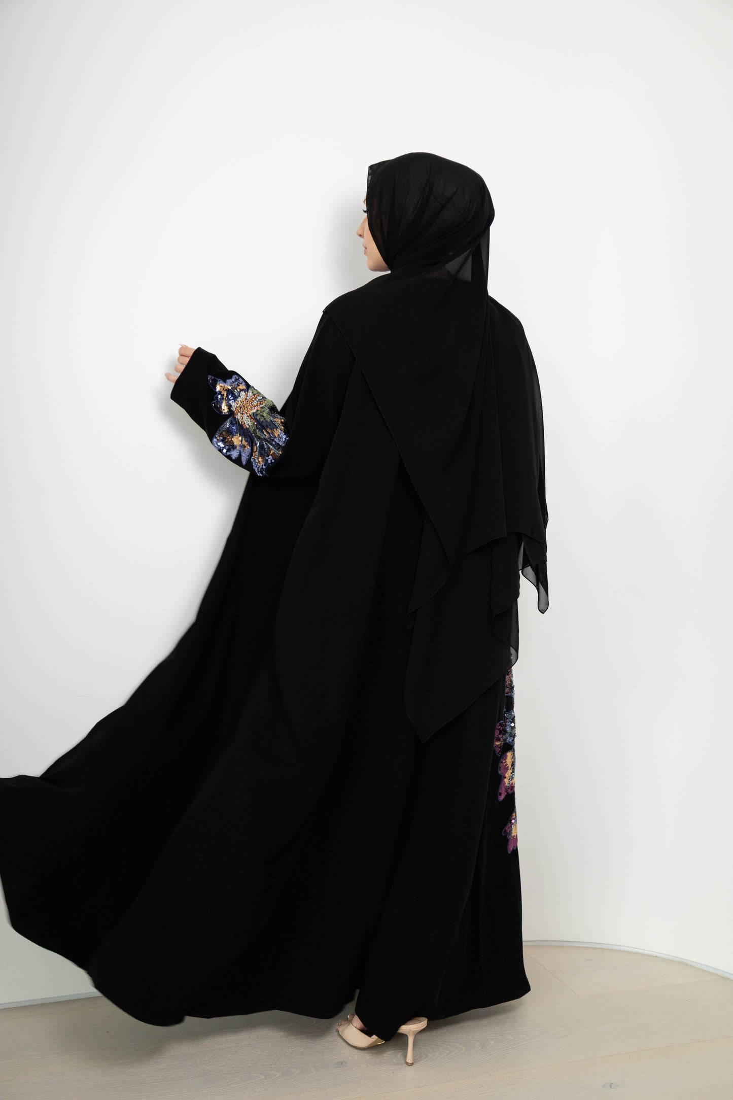 Bloom Abaya – 3-Piece Set