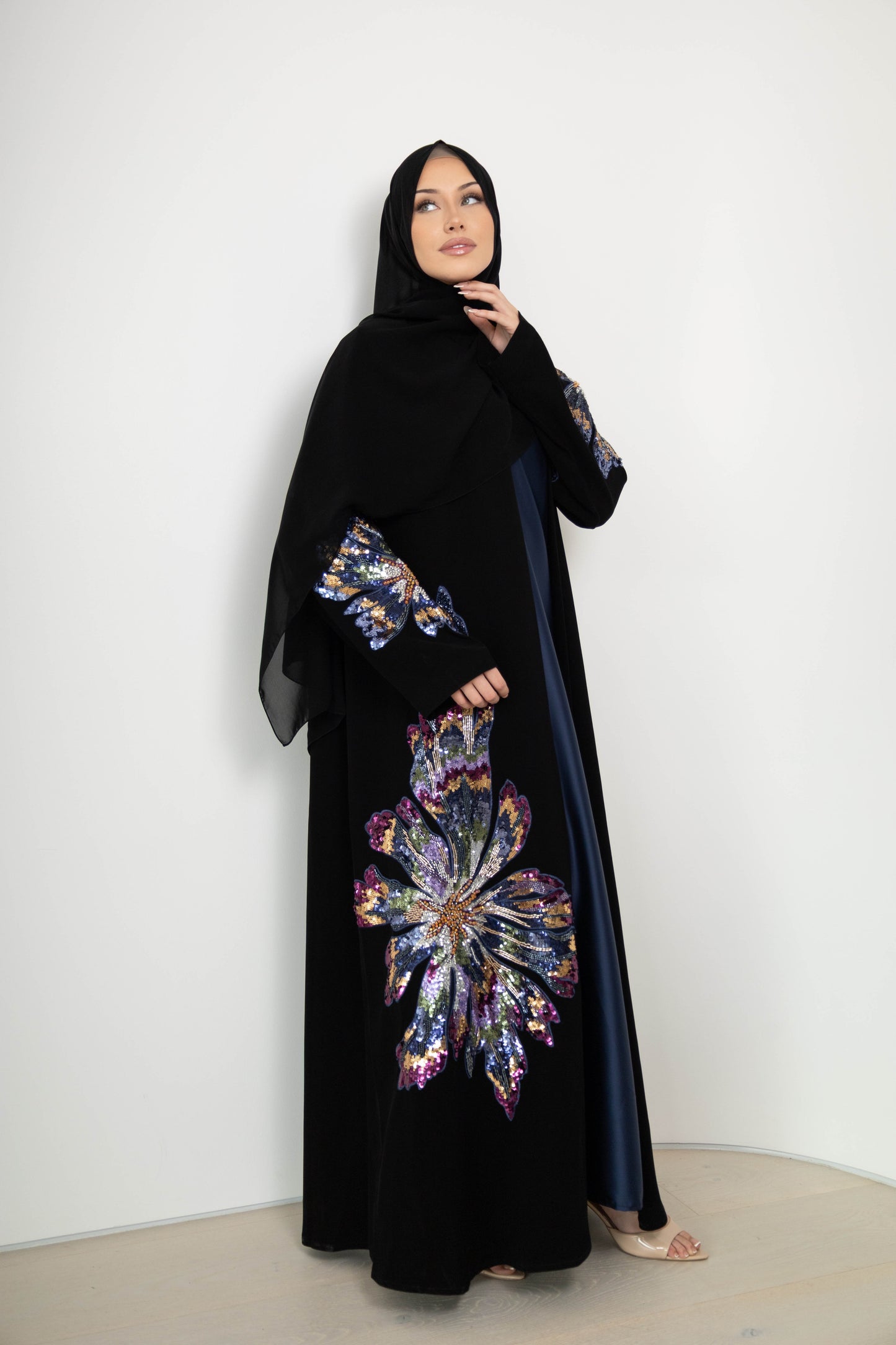 Bloom Abaya – 3-Piece Set