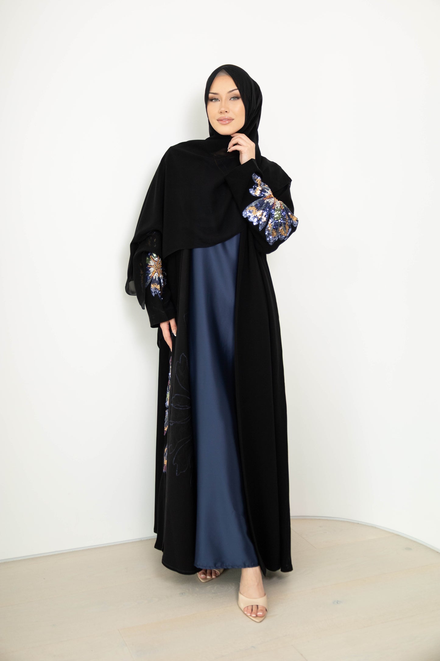 Bloom Abaya – 3-Piece Set