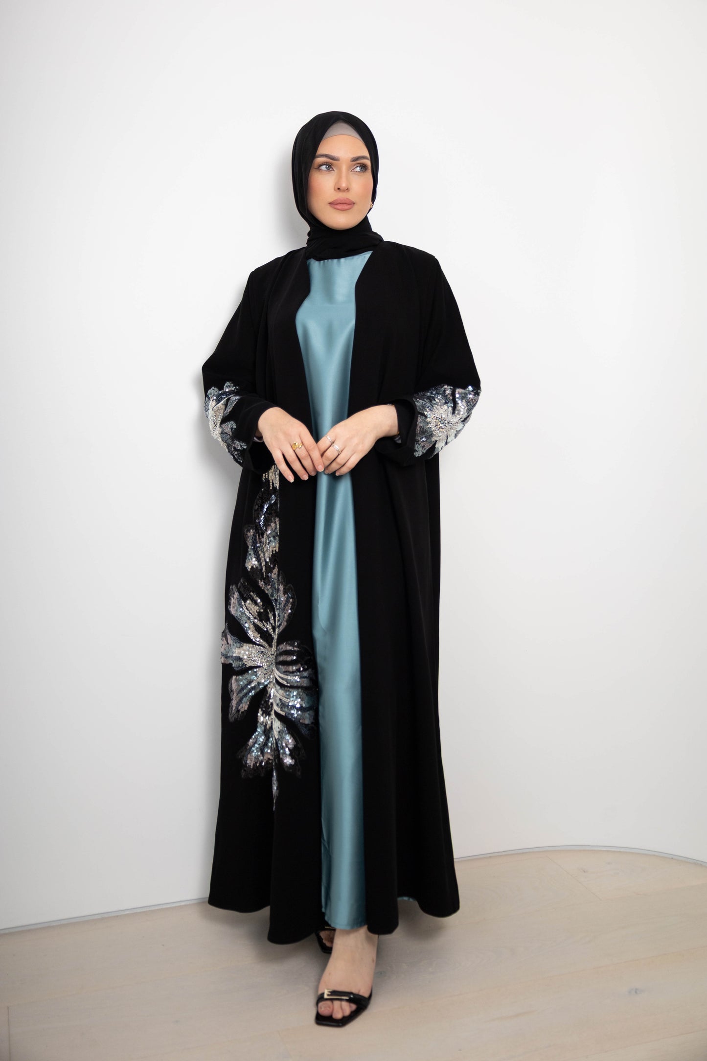 Bloom Abaya – 3-Piece Set