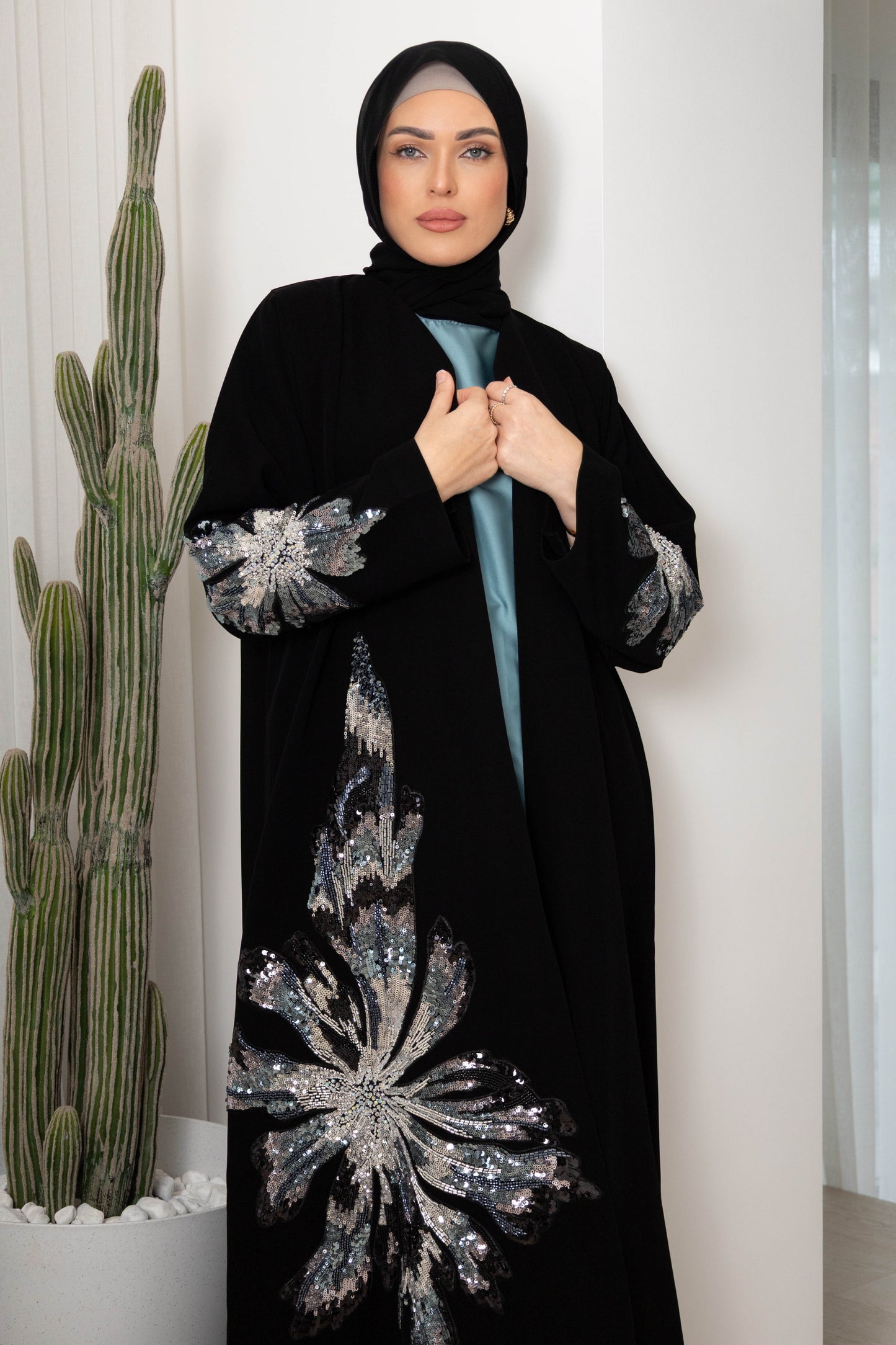 Bloom Abaya – 3-Piece Set