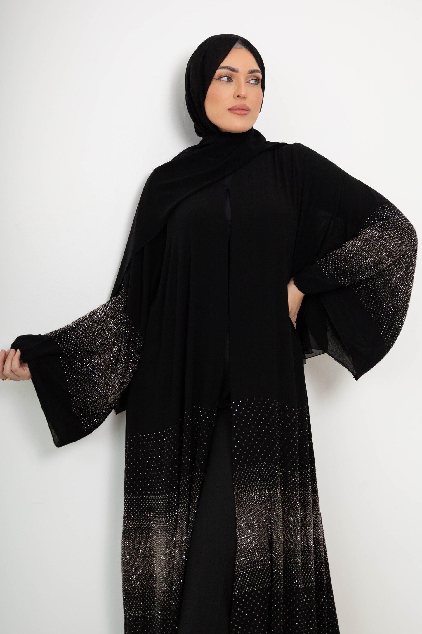 Diamond Dalia Abaya – 2-Piece Set
