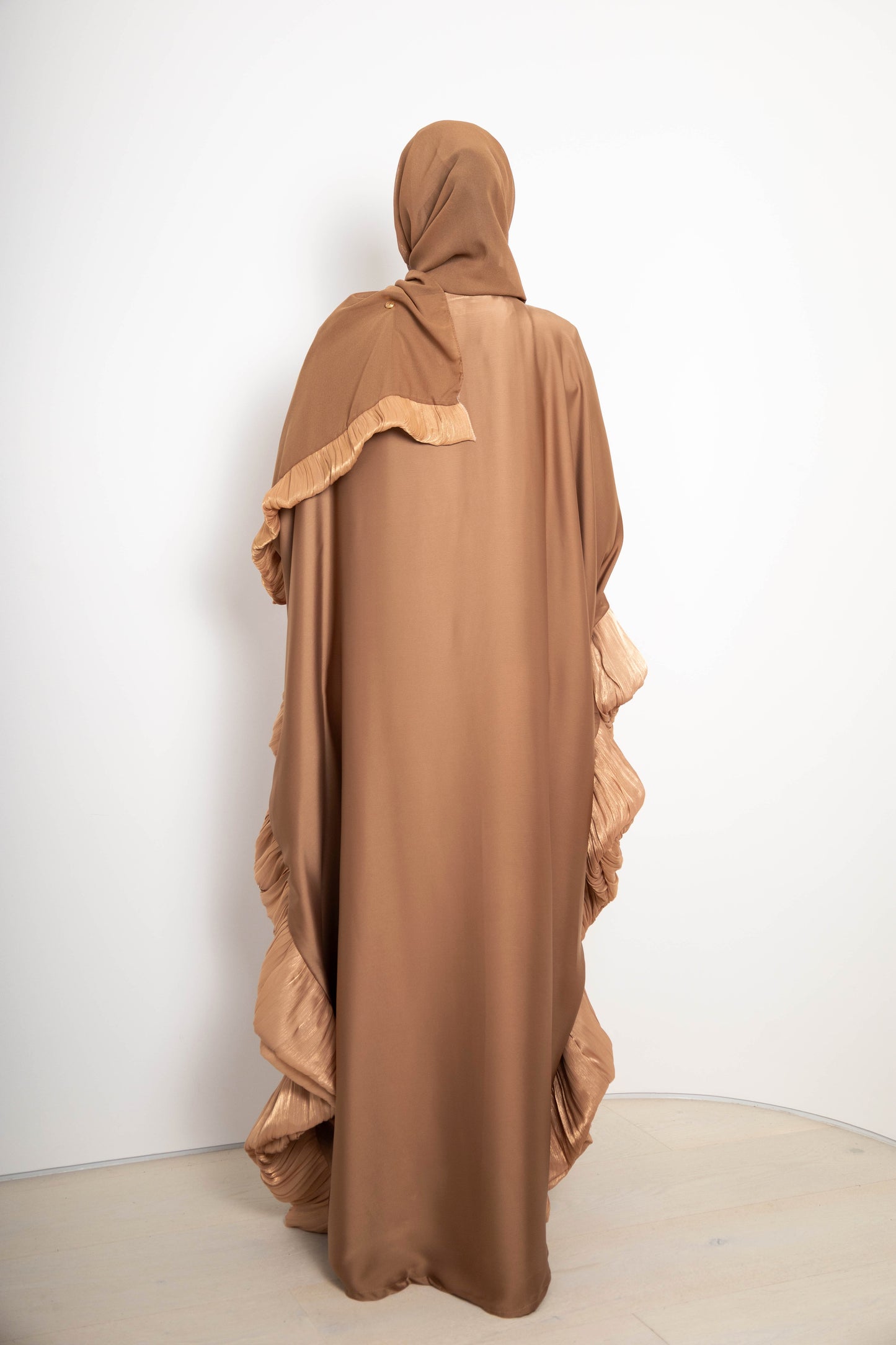 Maria Ruffle Abaya with Matching Scarf