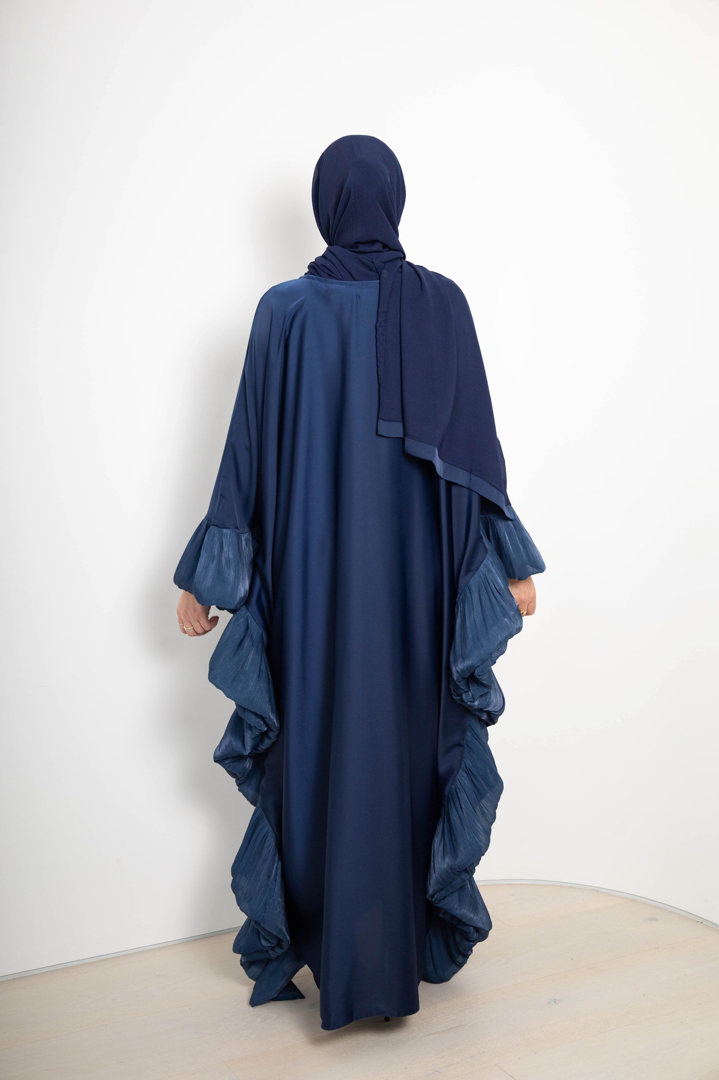 Maria Ruffle Abaya with Matching Scarf