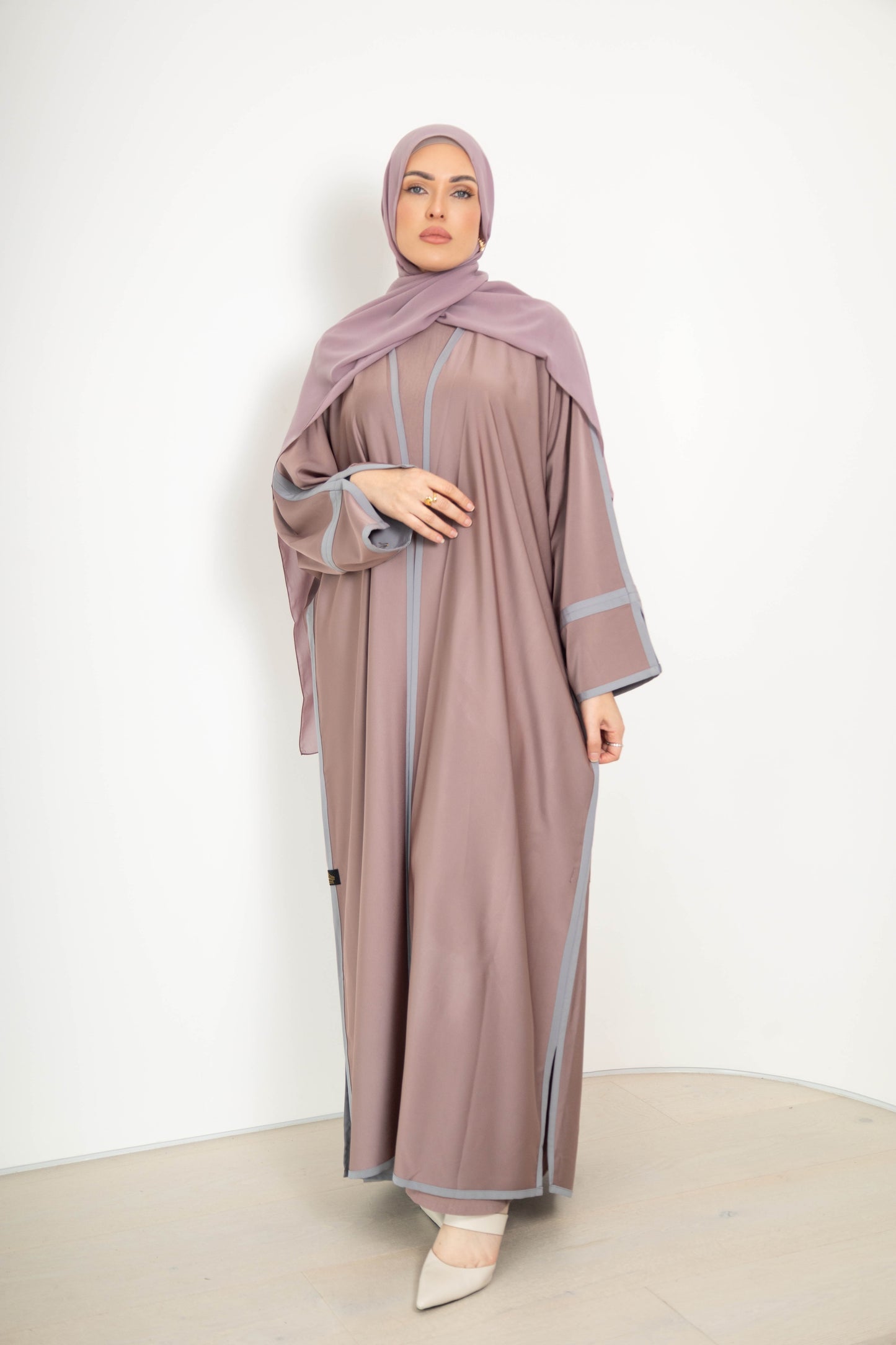 Tasneem Double-Sided Abaya – 3-Piece Set