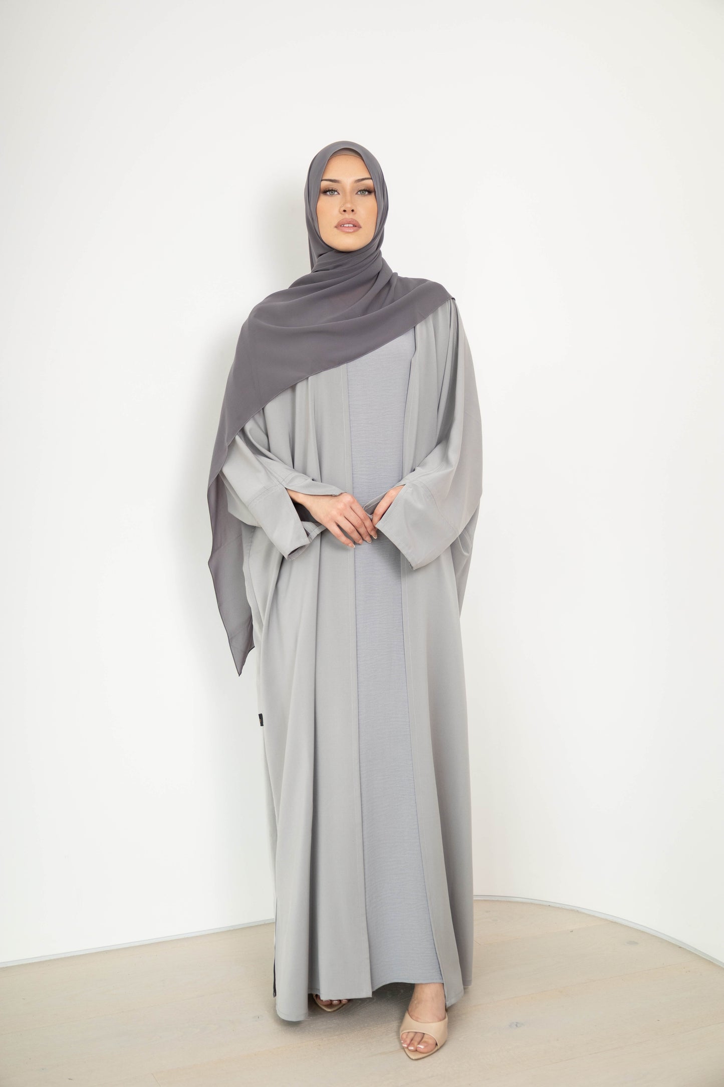 Tasneem Double-Sided Abaya – 3-Piece Set