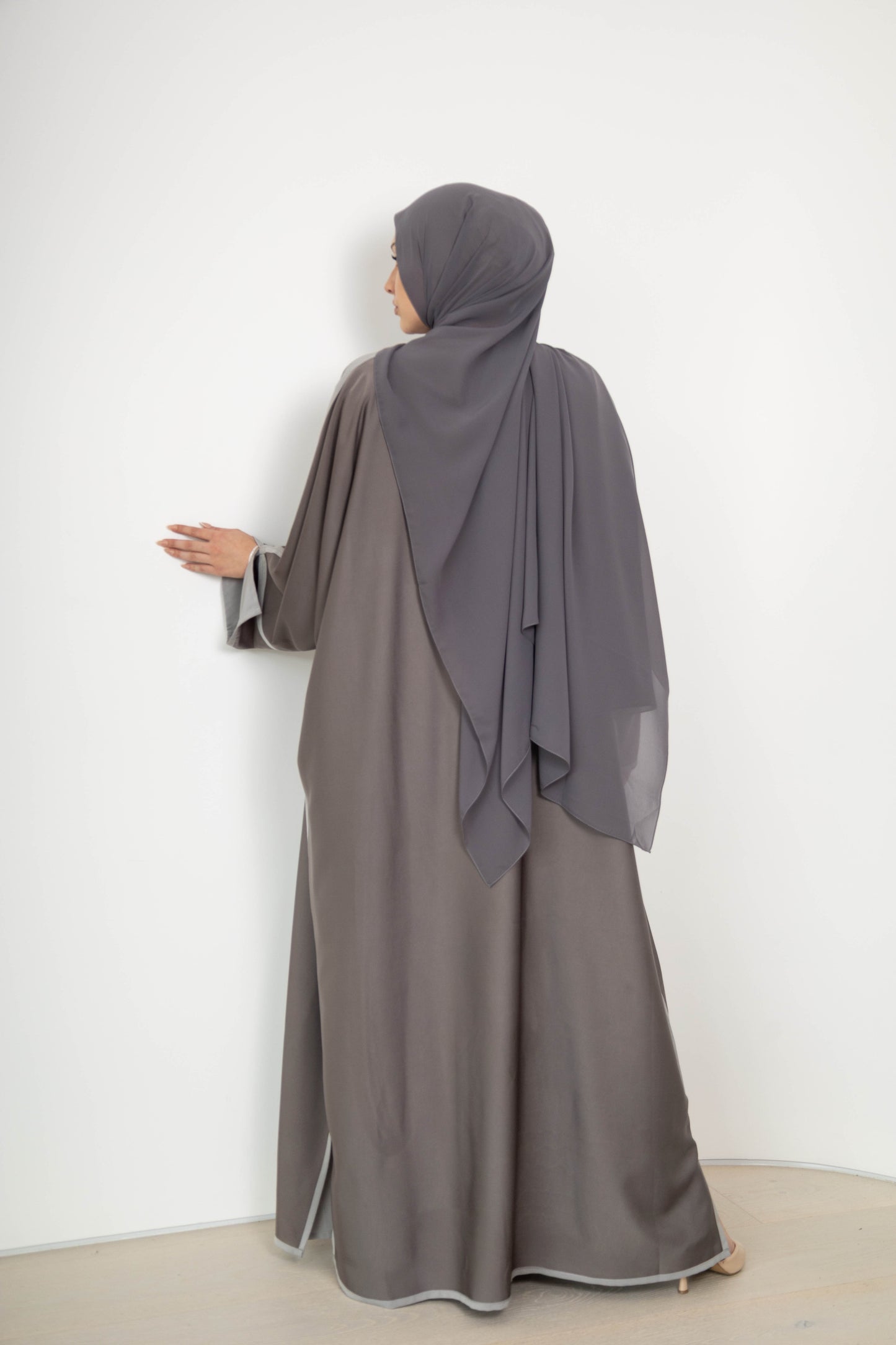 Tasneem Double-Sided Abaya – 3-Piece Set