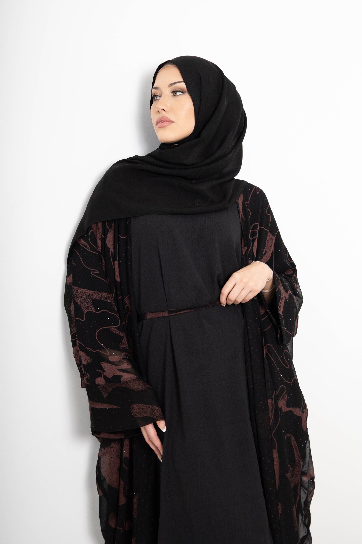 Zahra Abaya – 4-Piece Set