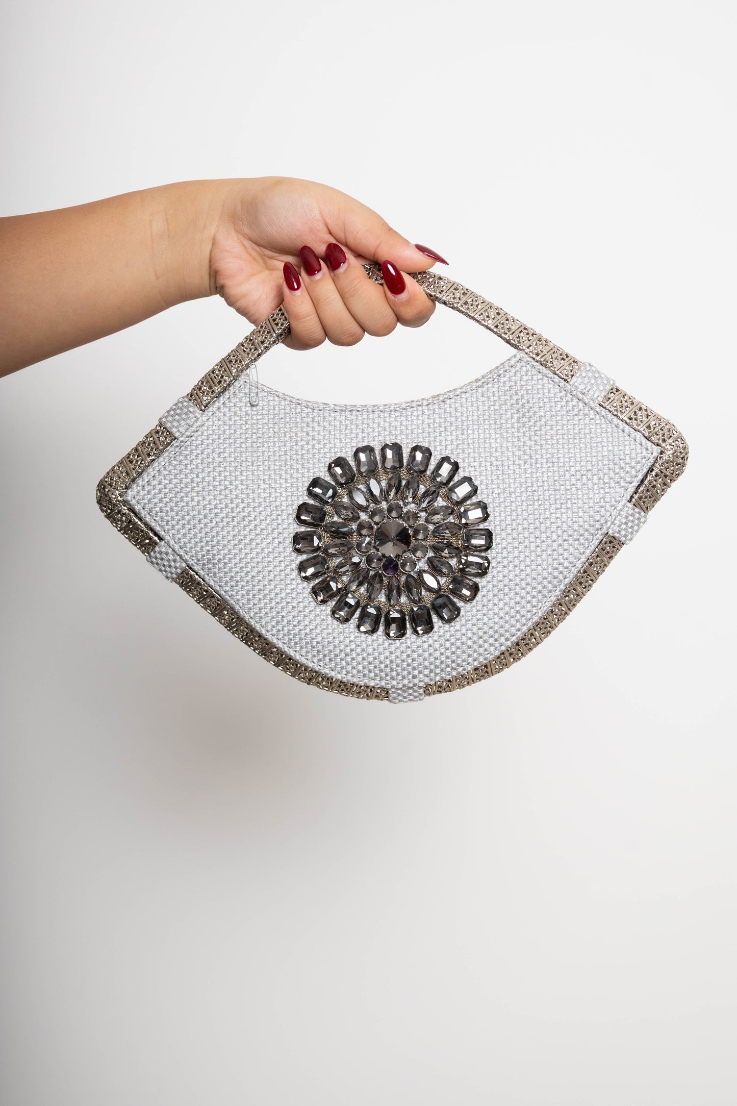 Zayna Fan Handle Bag