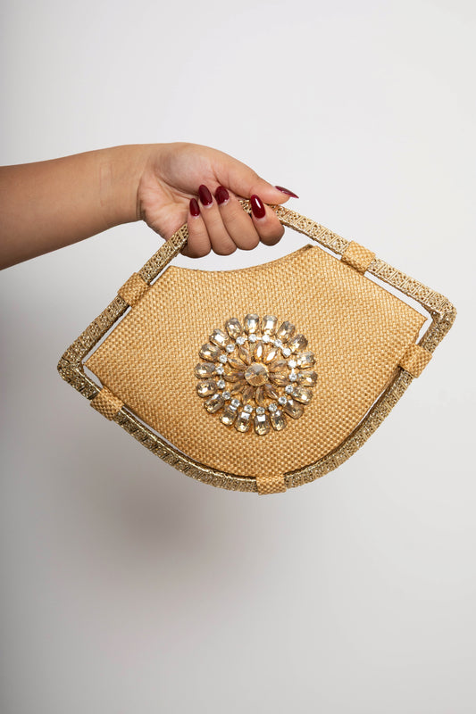 Zayna Fan Handle Bag