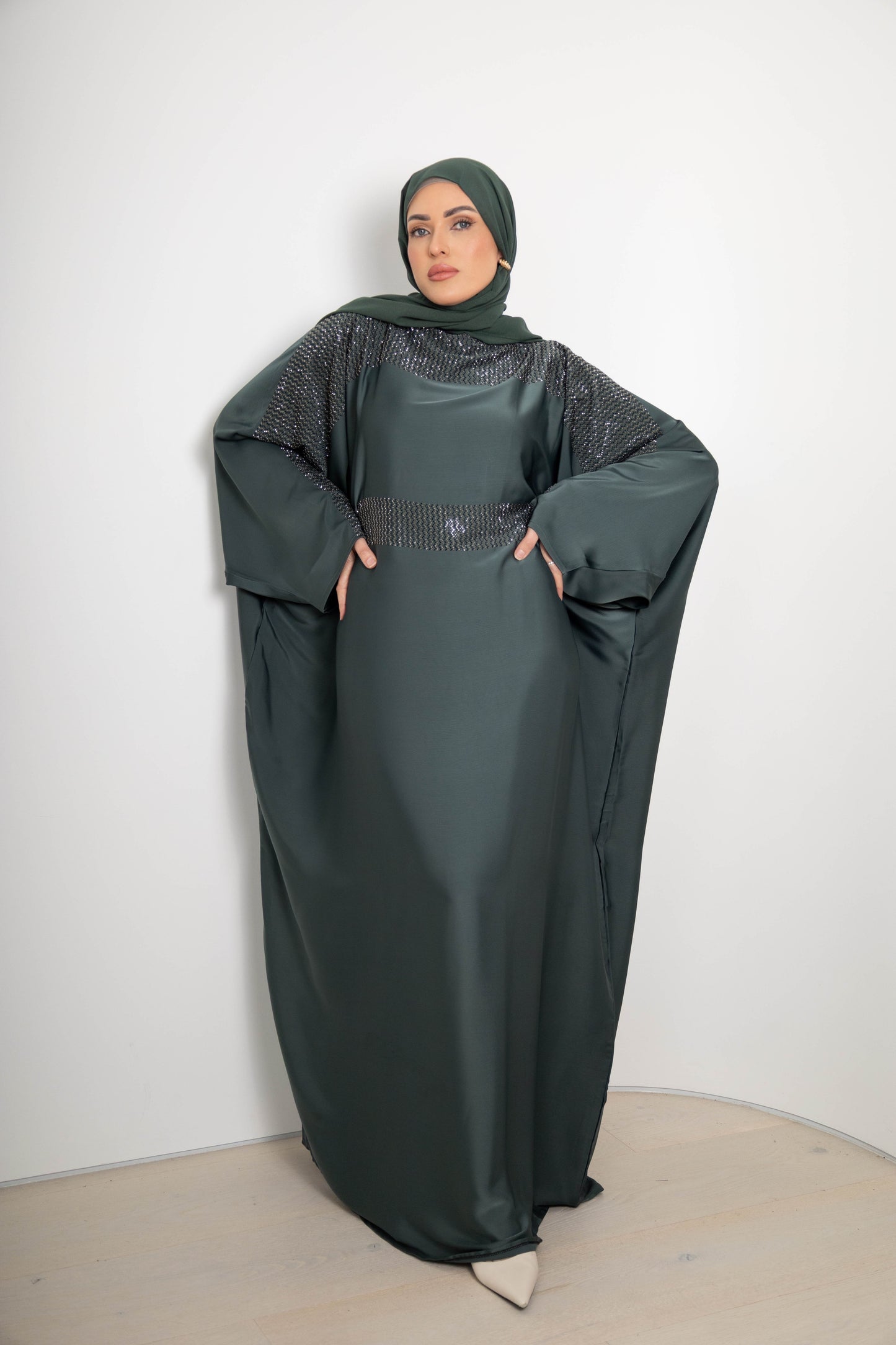 Sahar Batwing Abaya – 2-Piece Set