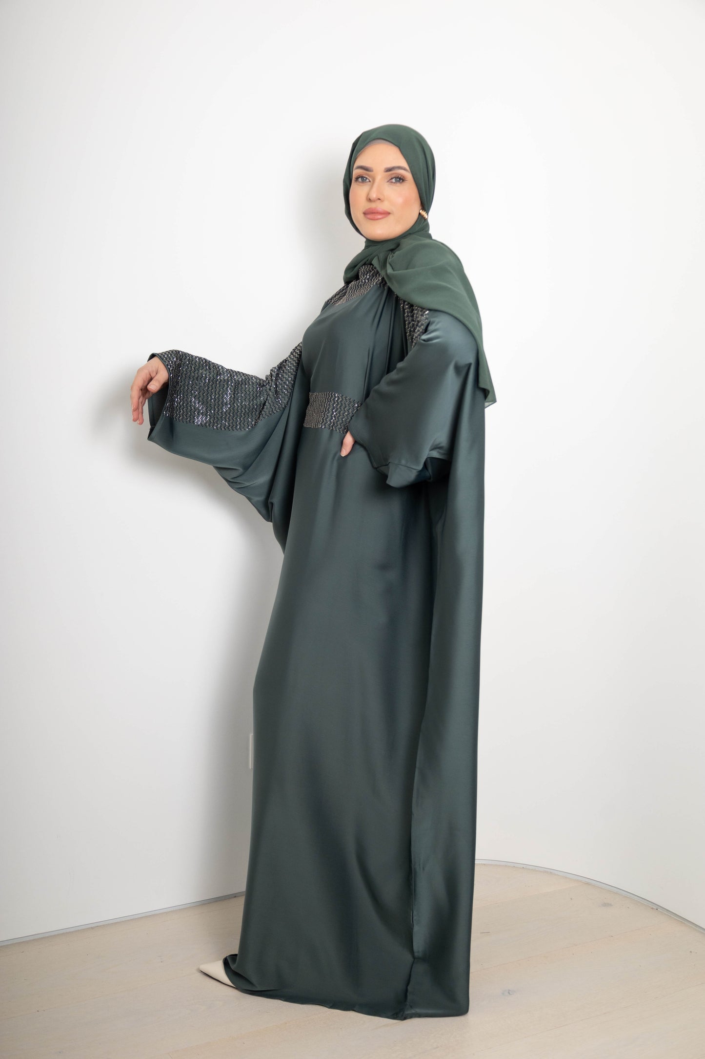 Sahar Batwing Abaya – 2-Piece Set