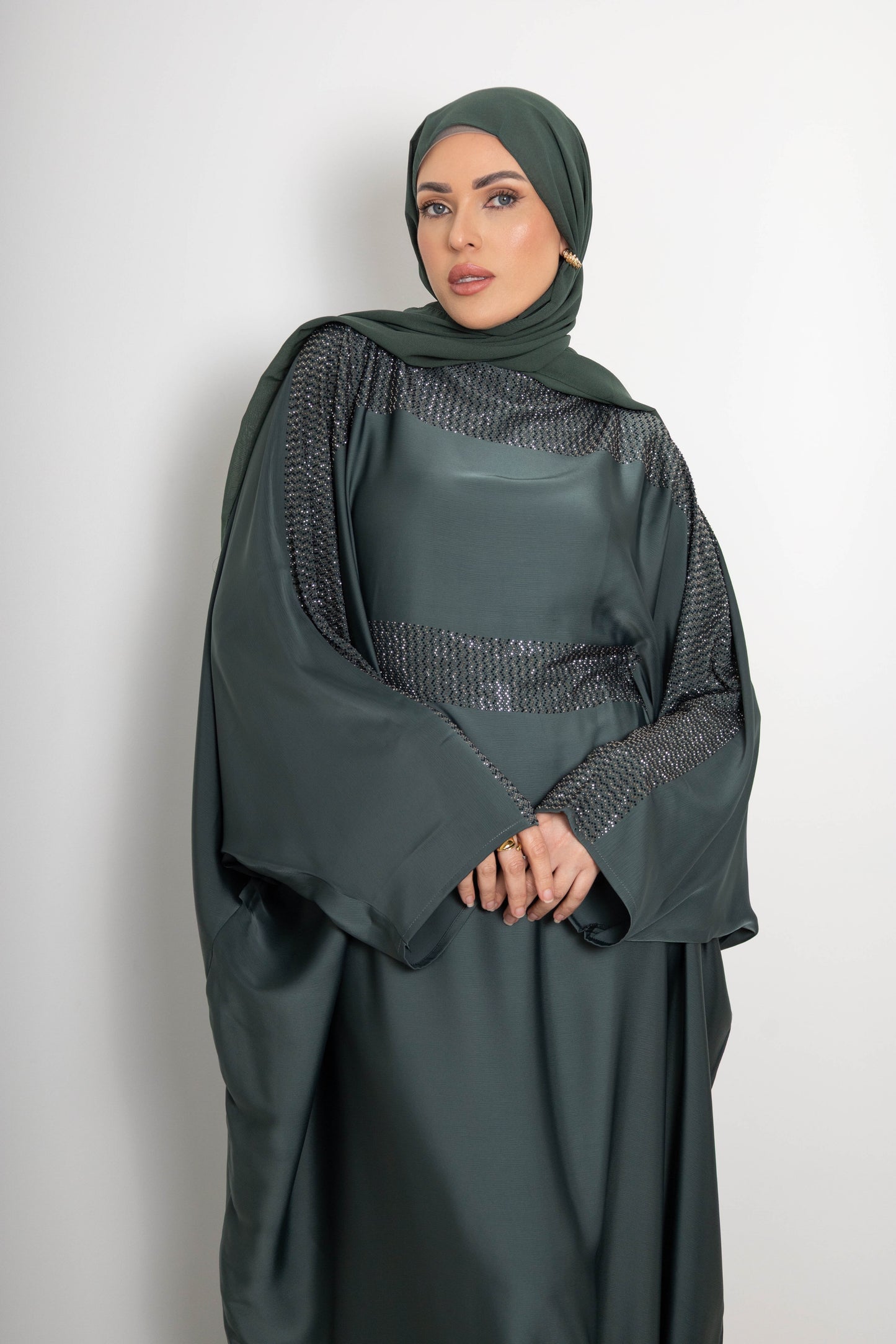 Sahar Batwing Abaya – 2-Piece Set