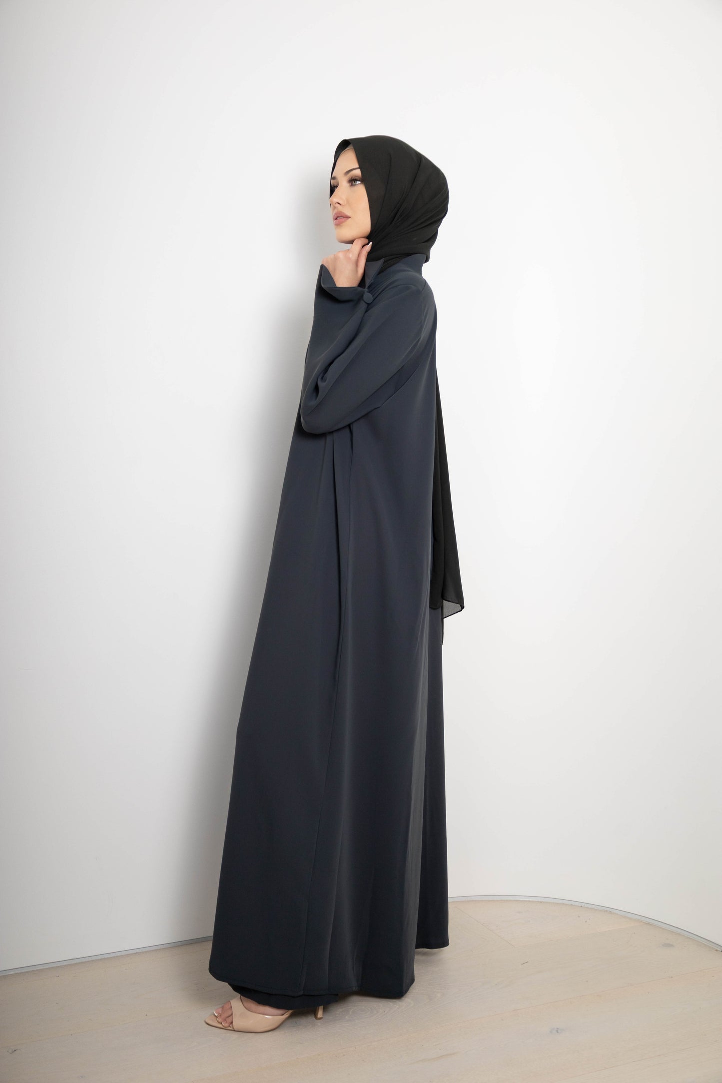 Emma Pants Abaya Set, 3-Piece Set