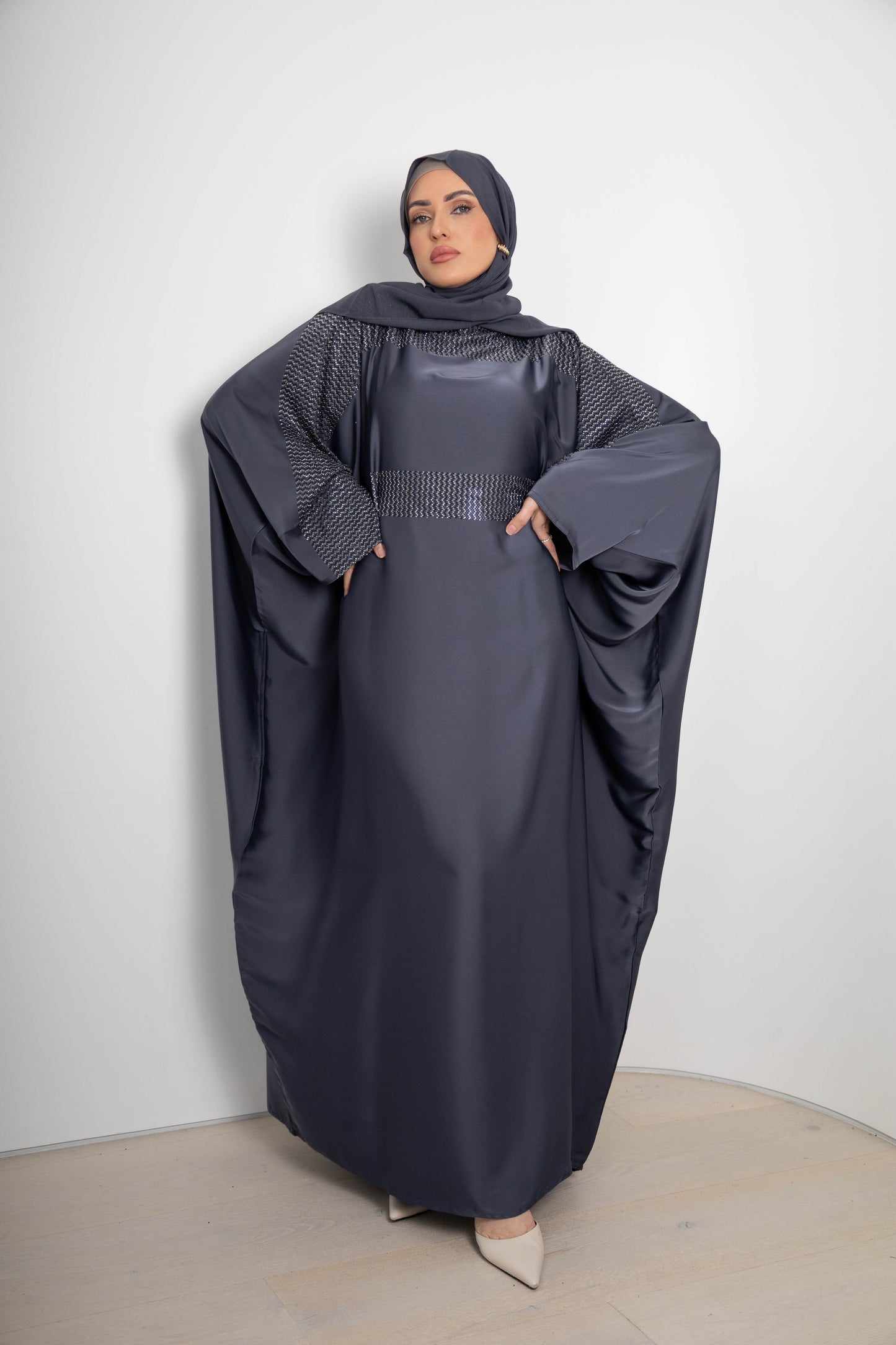Sahar Batwing Abaya – 2-Piece Set
