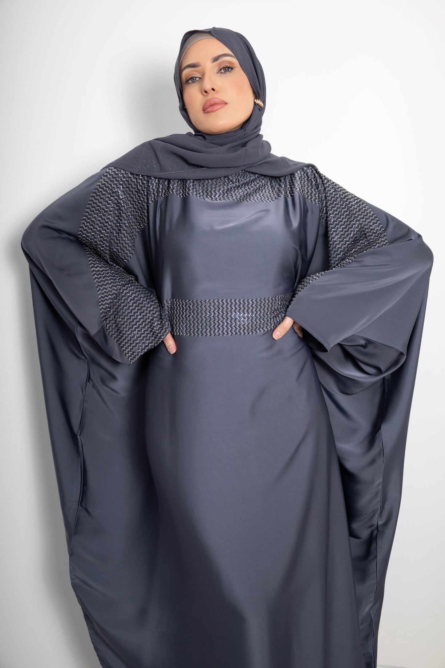 Sahar Batwing Abaya – 2-Piece Set