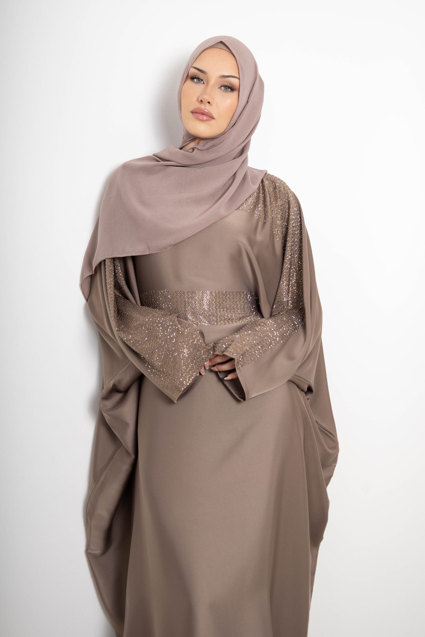 Sahar Batwing Abaya – 2-Piece Set