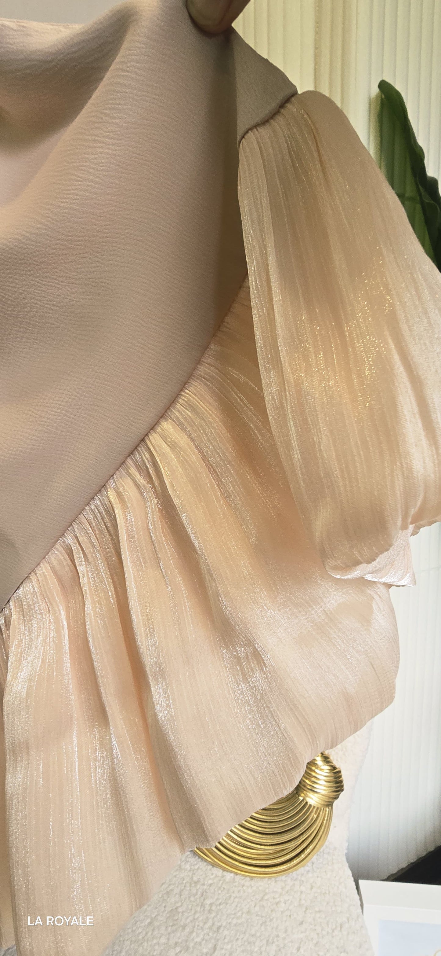 Maria Ruffle Abaya with Matching Scarf