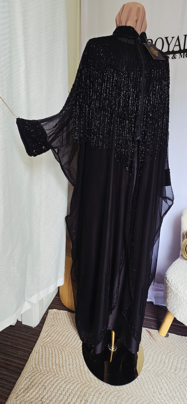 Gatsby Chiffon Cape