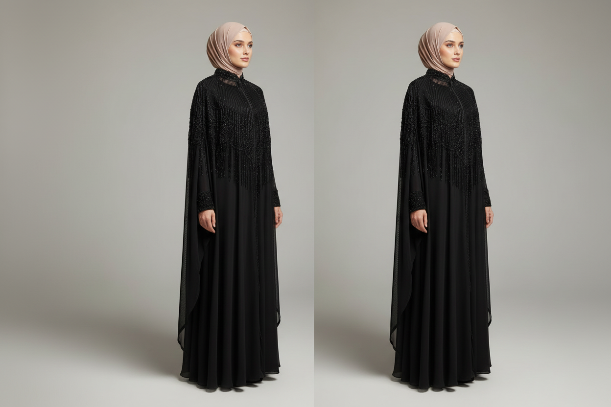 Gatsby Chiffon Cape