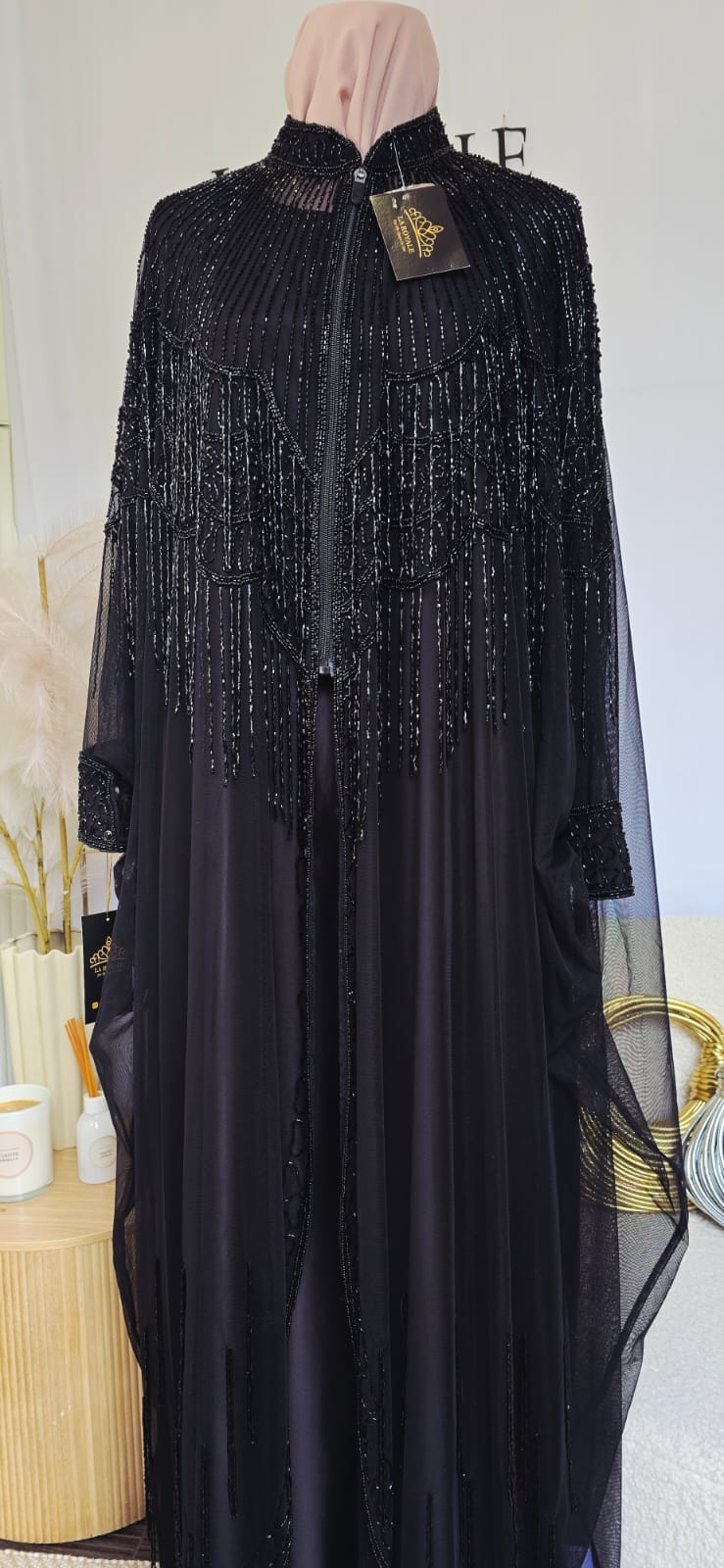 Gatsby Chiffon Cape