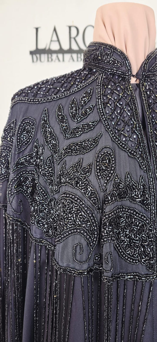 Queen Latifa Satin Crepe Cape