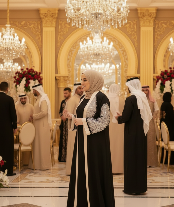 WASL BARAK 3pc Abaya