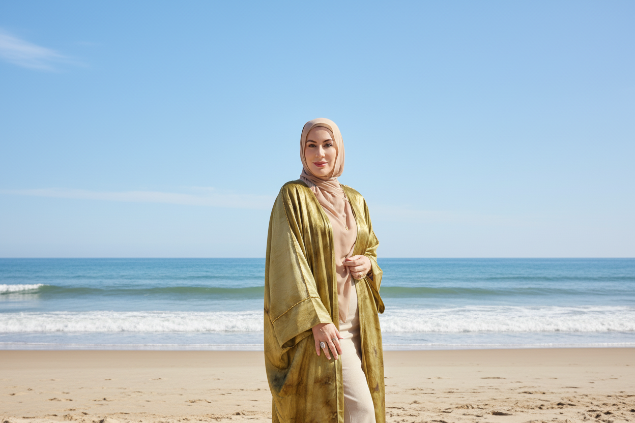 AMWAJ 3PC ABAYA