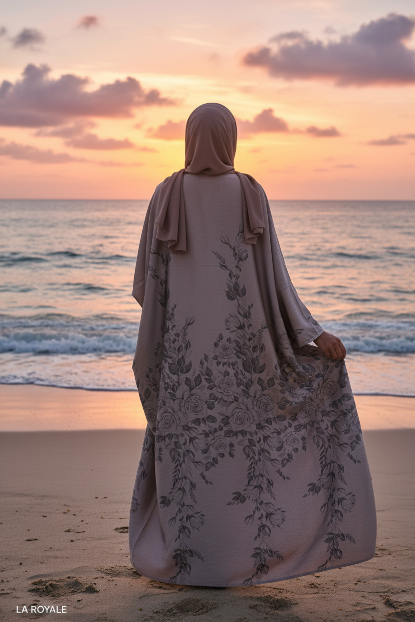 Samira 4 Pc Abaya Set