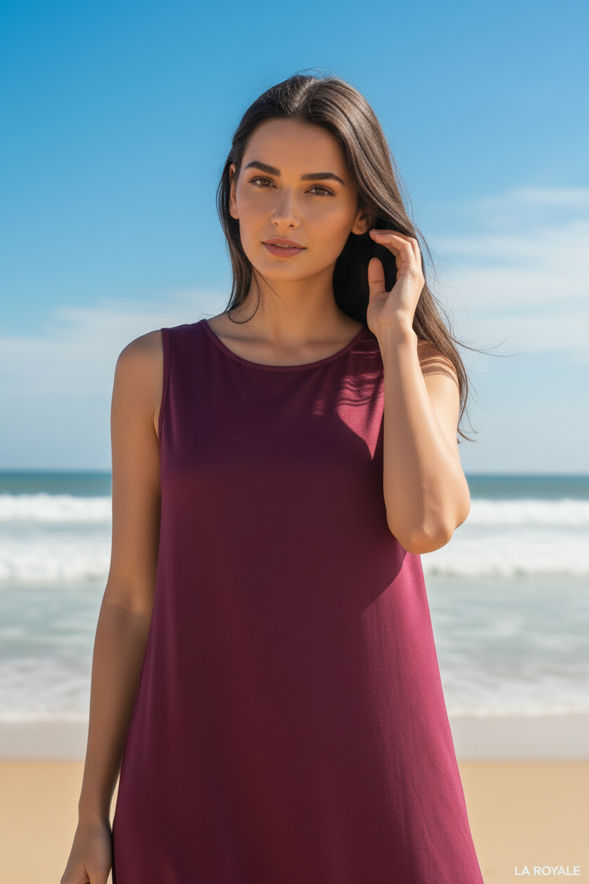 LUX INNER DRESS short sleeve ESSENTIALS (Nida Fabric)
