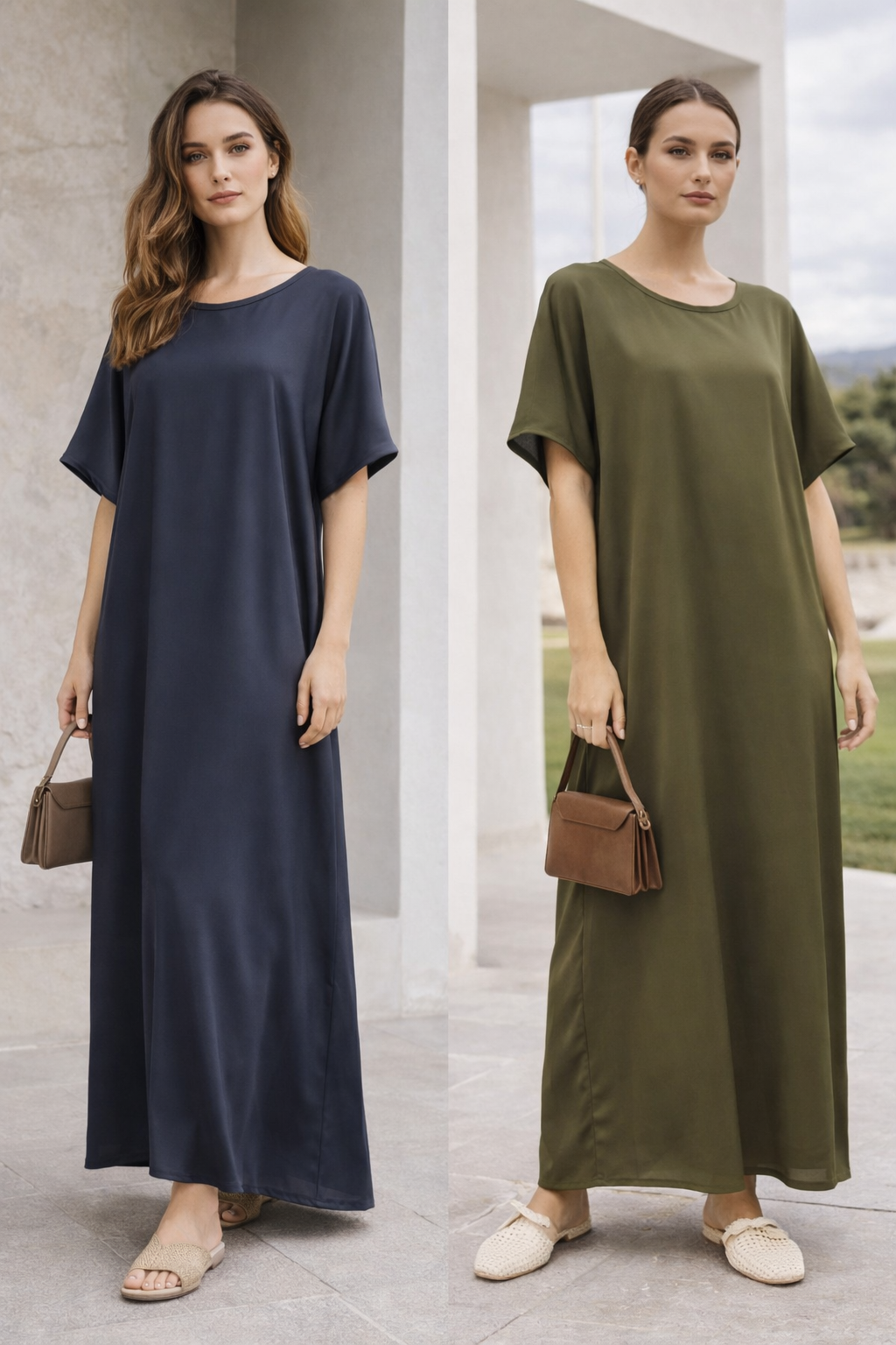 LUX INNER DRESS short sleeve ESSENTIALS (Nida Fabric)
