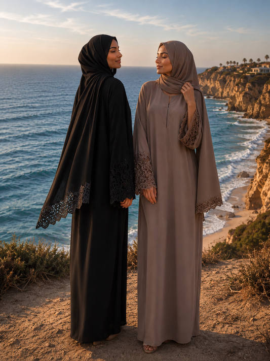 Lacey Nida 2pc Abaya