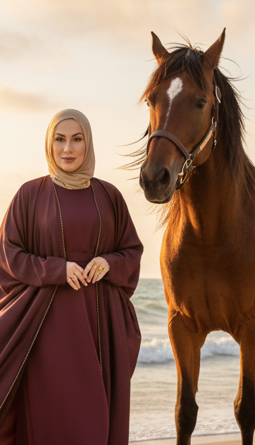 MOOD 4 Pc Abaya Set