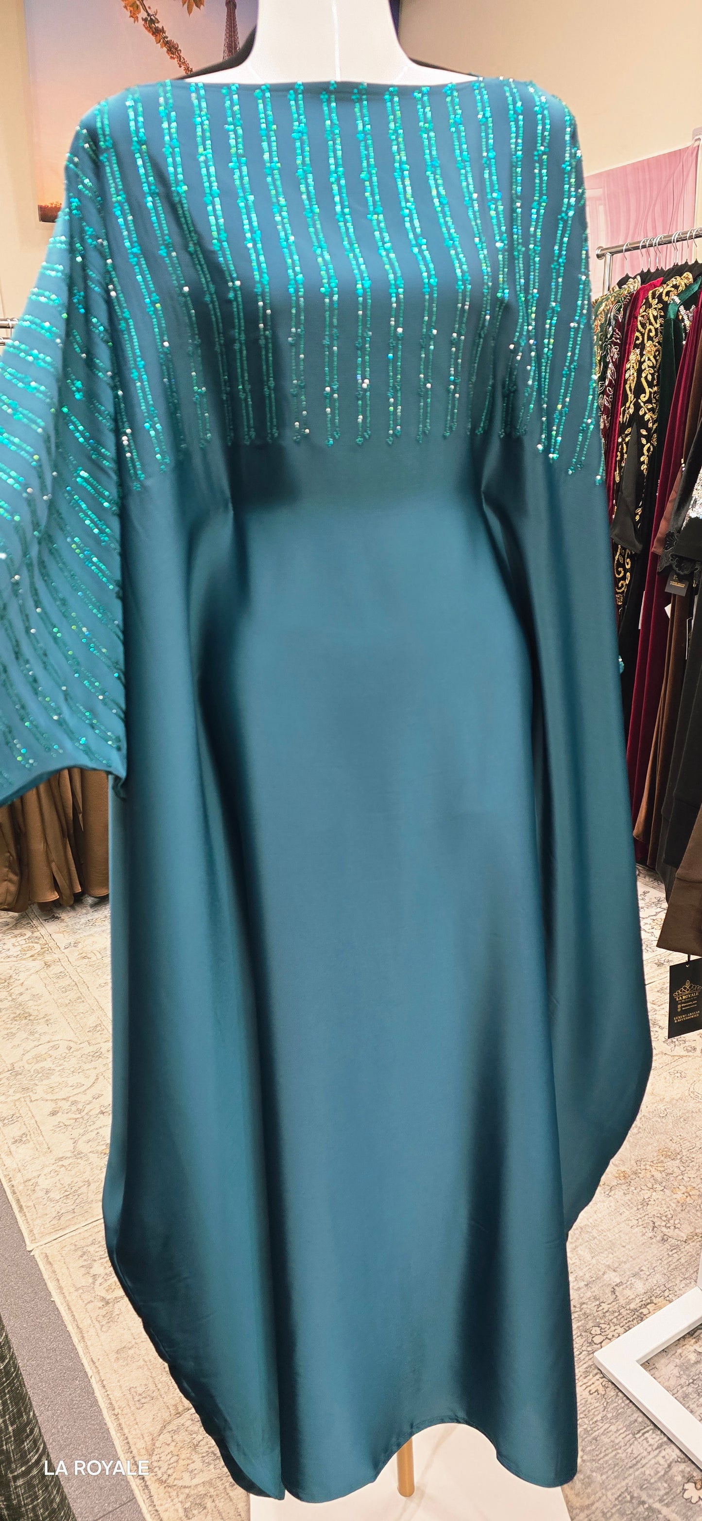 RHINESTONE BATWING (with internal belt)