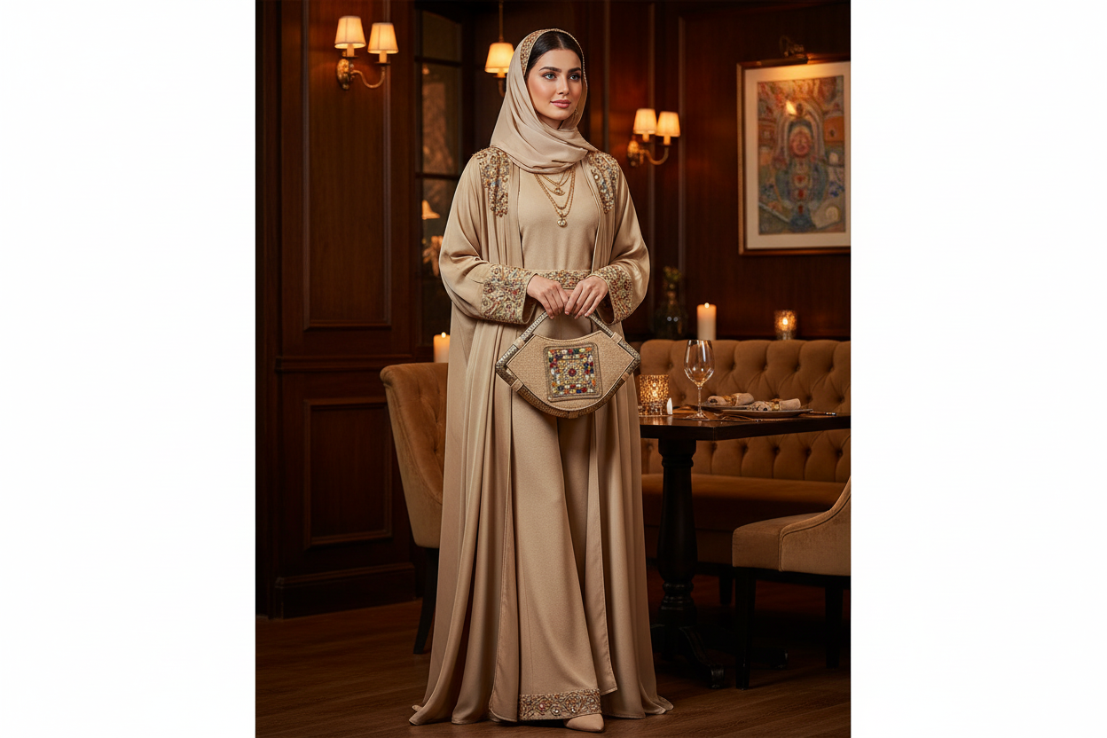 Zayna Fan Handle Bag