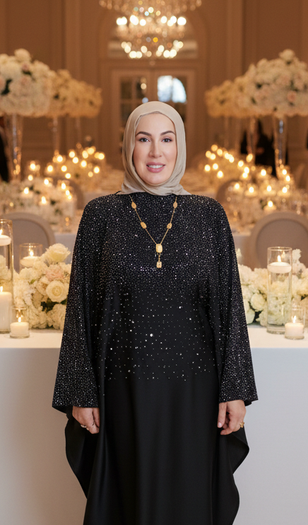 RHINESTONE BATWING (with internal belt)
