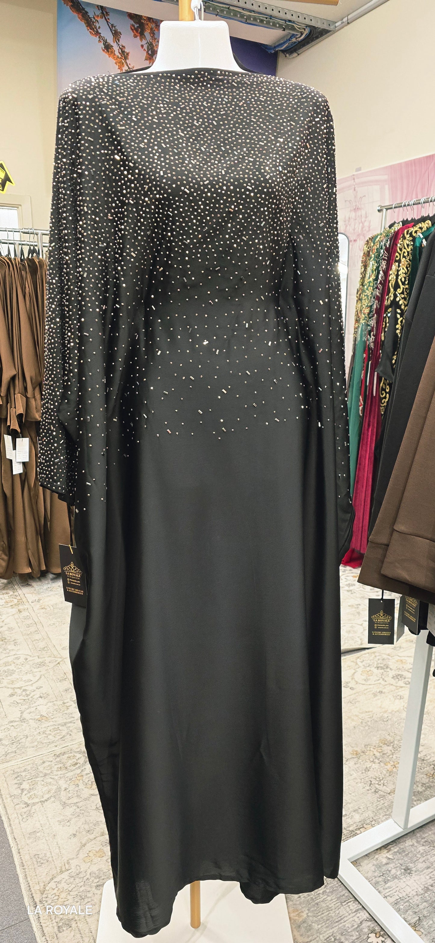 RHINESTONE BATWING (with internal belt)