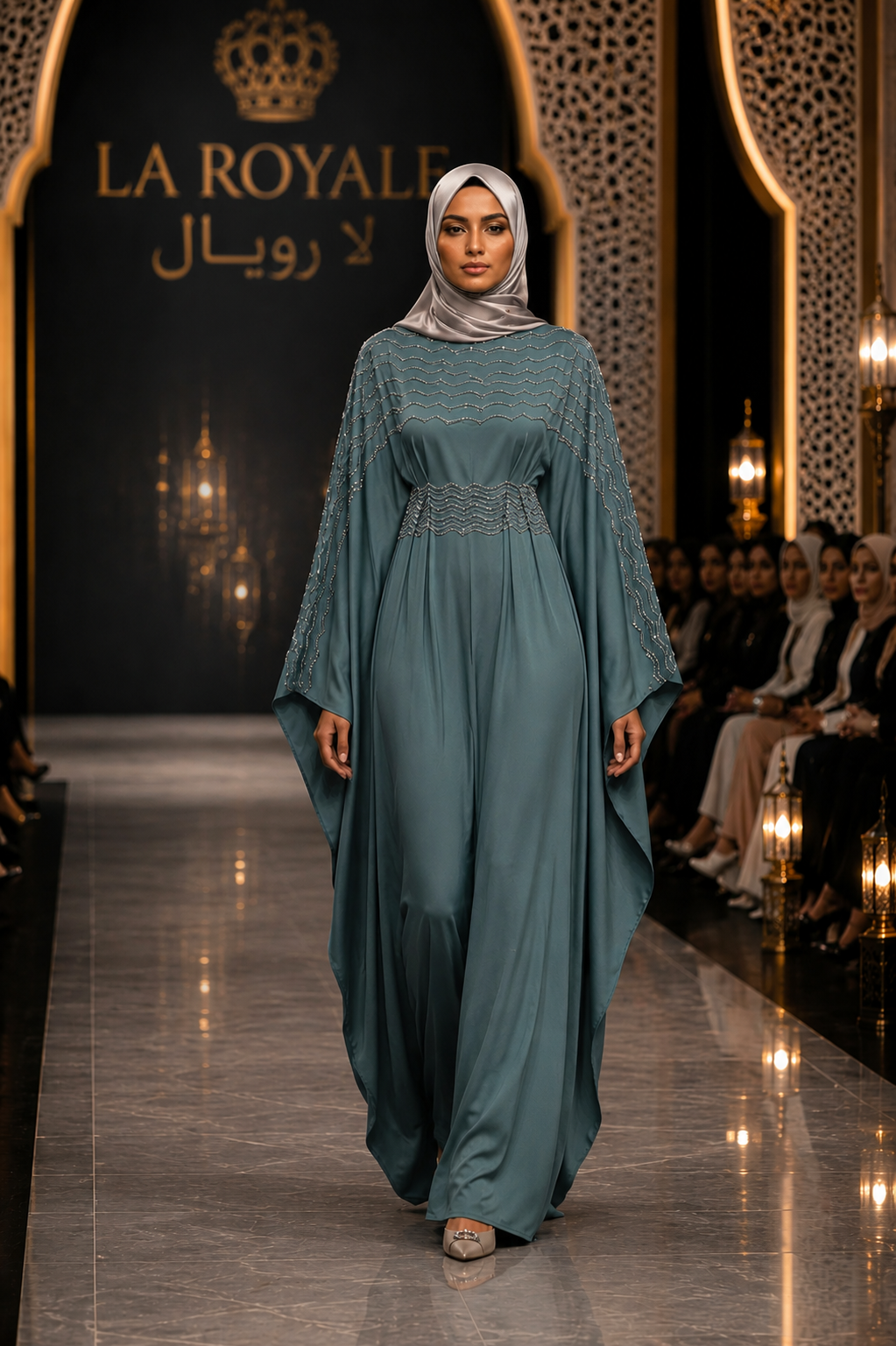 RHINESTONE BATWING (with internal belt)